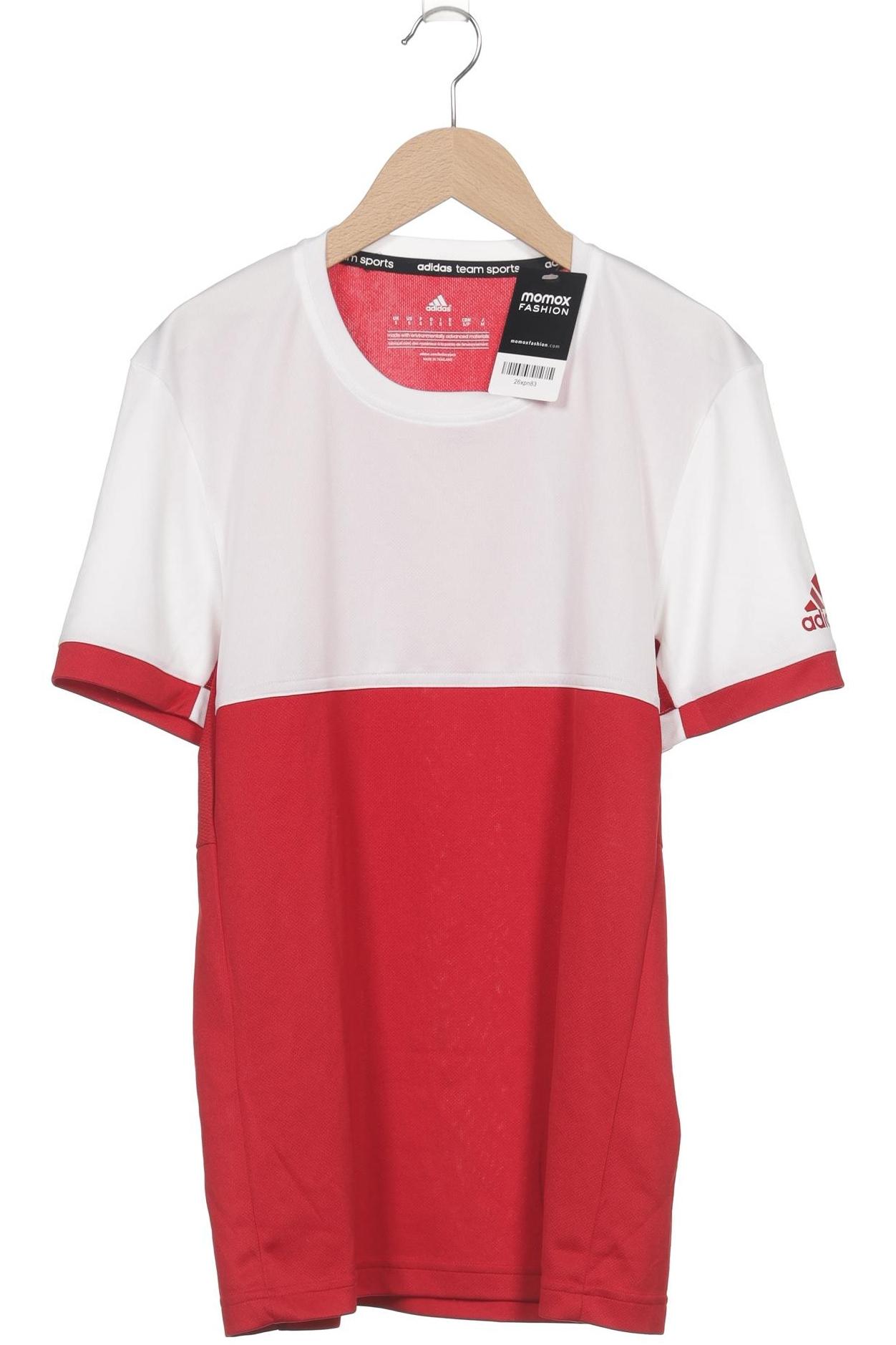 

adidas Herren T-Shirt, rot, Gr. 46