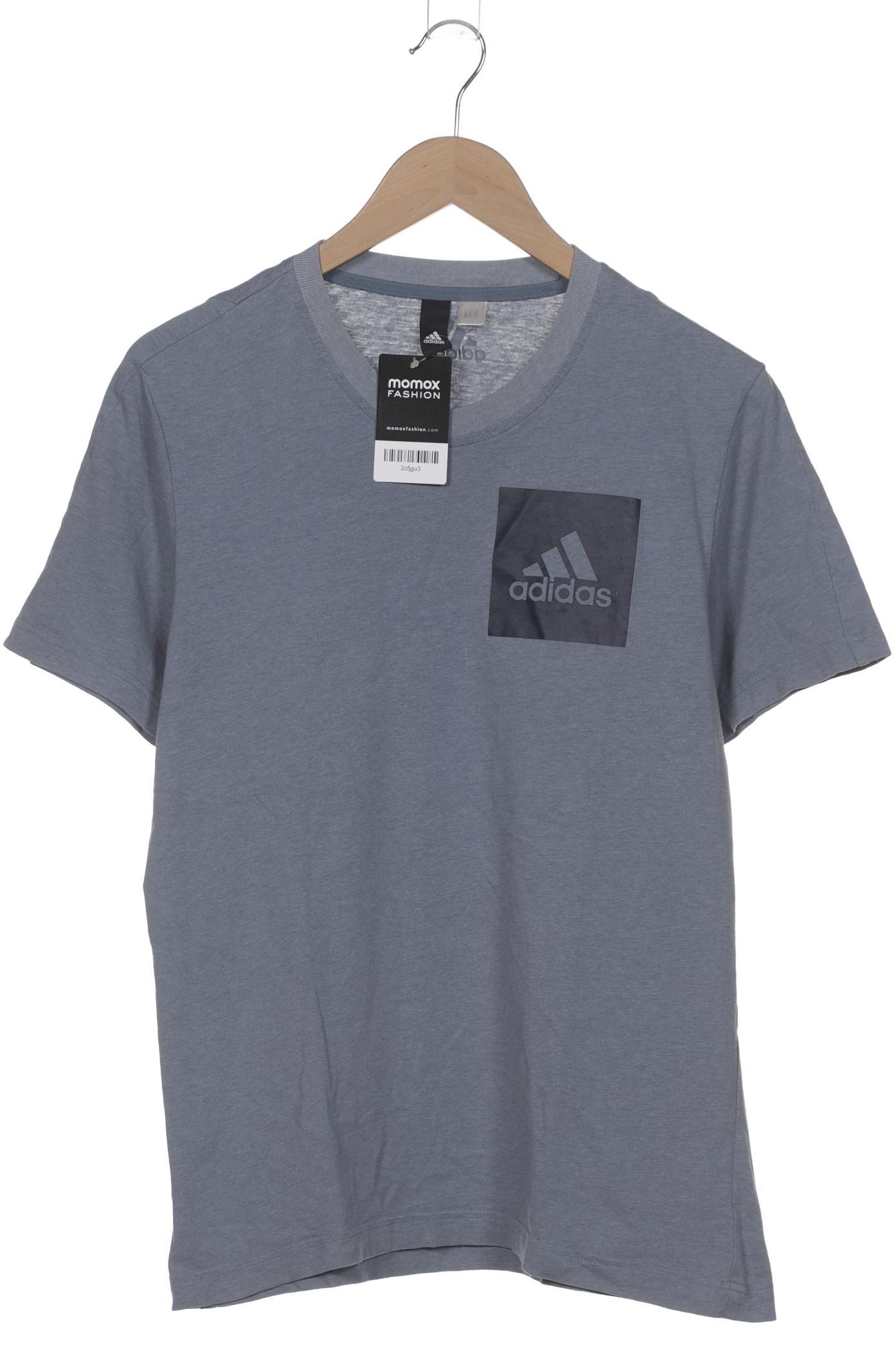 

adidas Herren T-Shirt, blau, Gr. 48