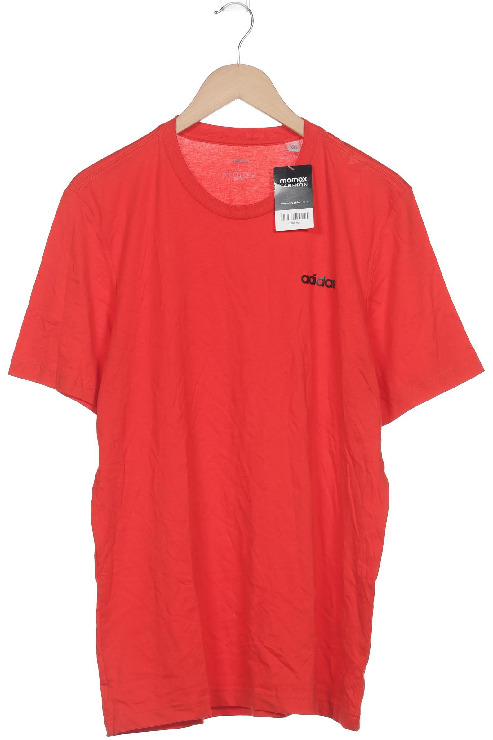 

adidas Herren T-Shirt, rot, Gr. 52