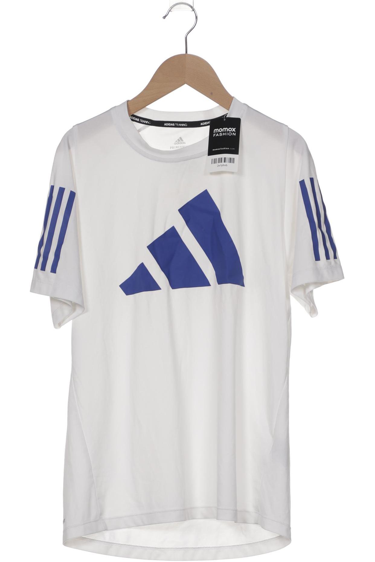 

adidas Herren T-Shirt, weiß, Gr. 46