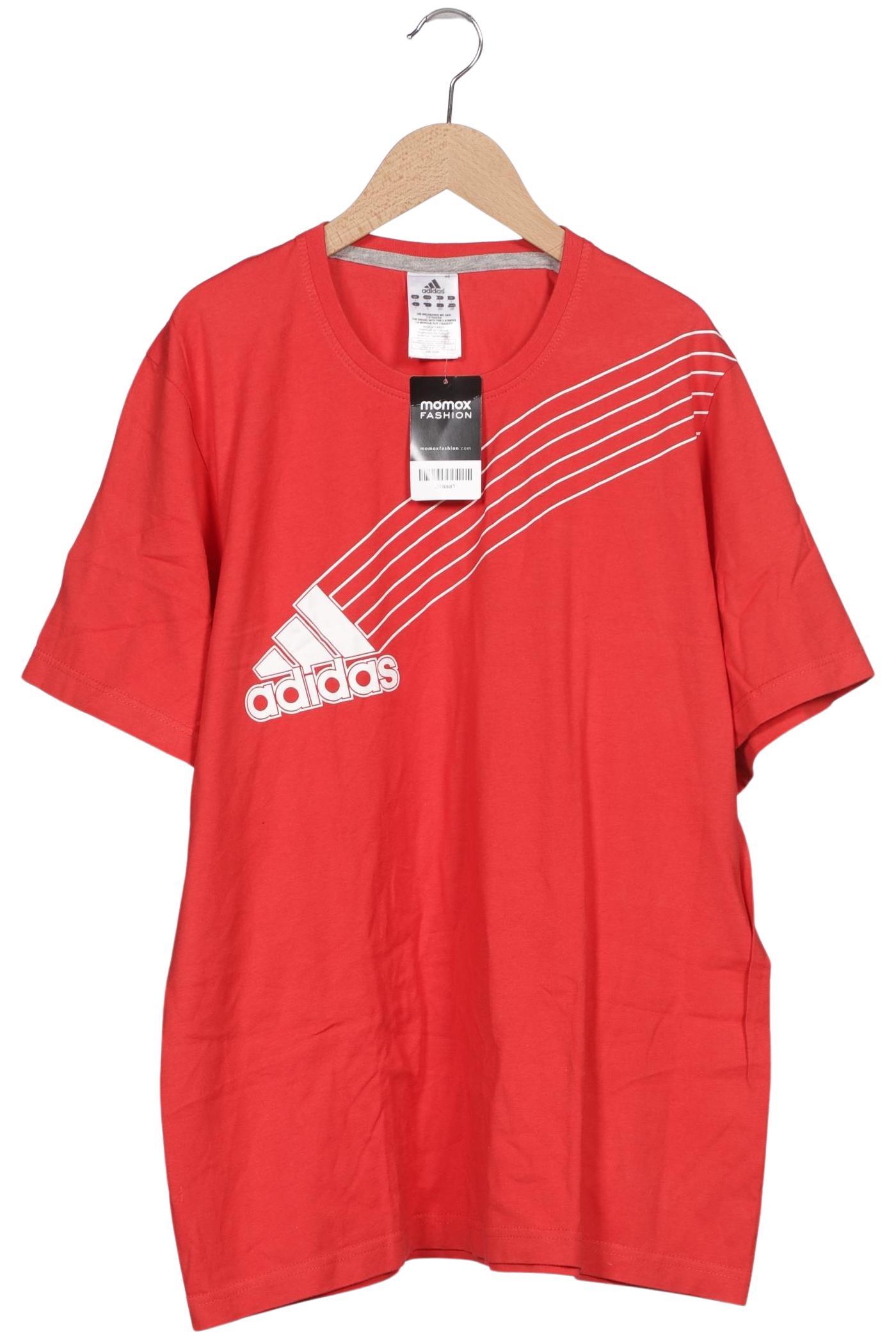 

adidas Herren T-Shirt, rot, Gr. 52