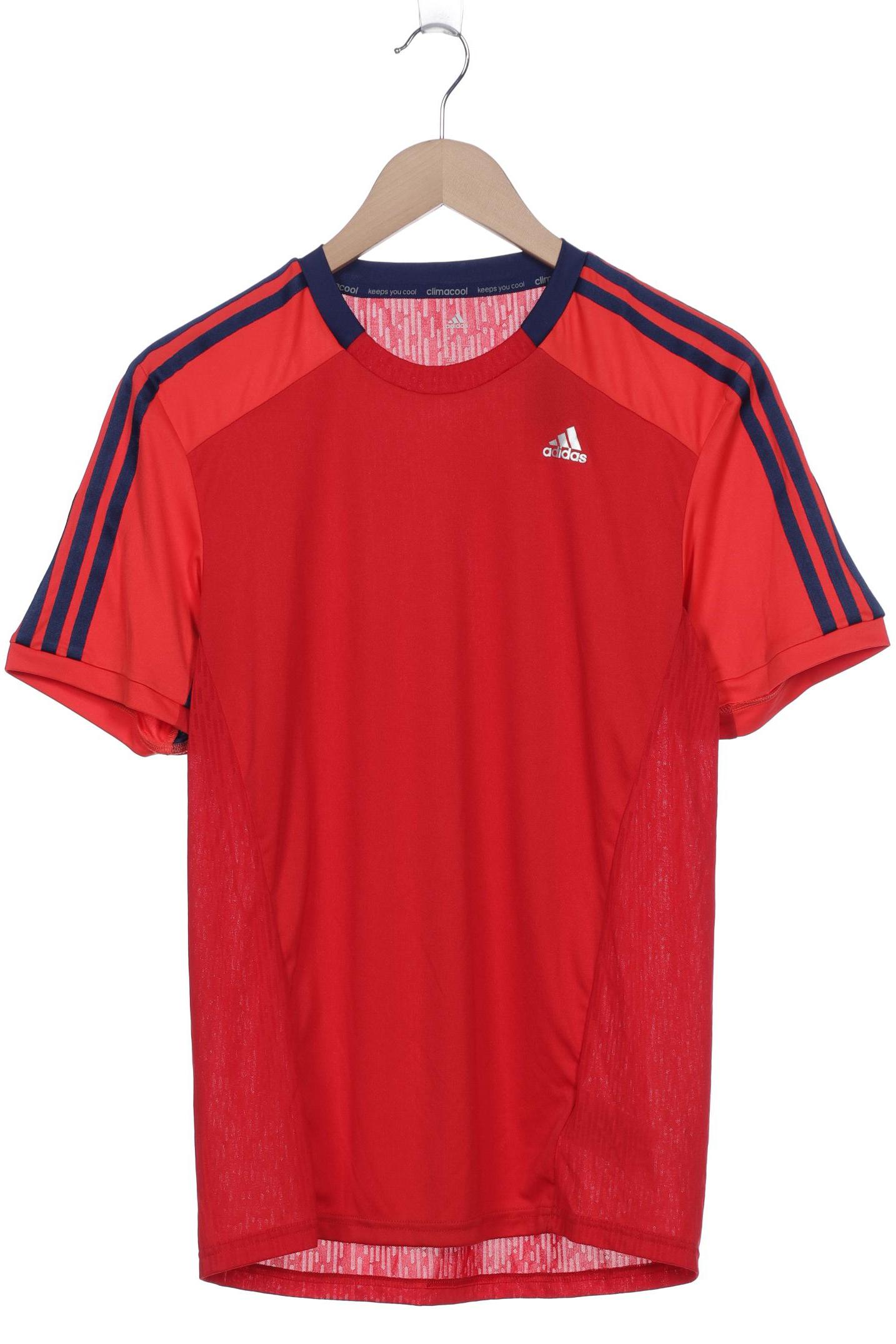 

adidas Herren T-Shirt, rot, Gr. 46