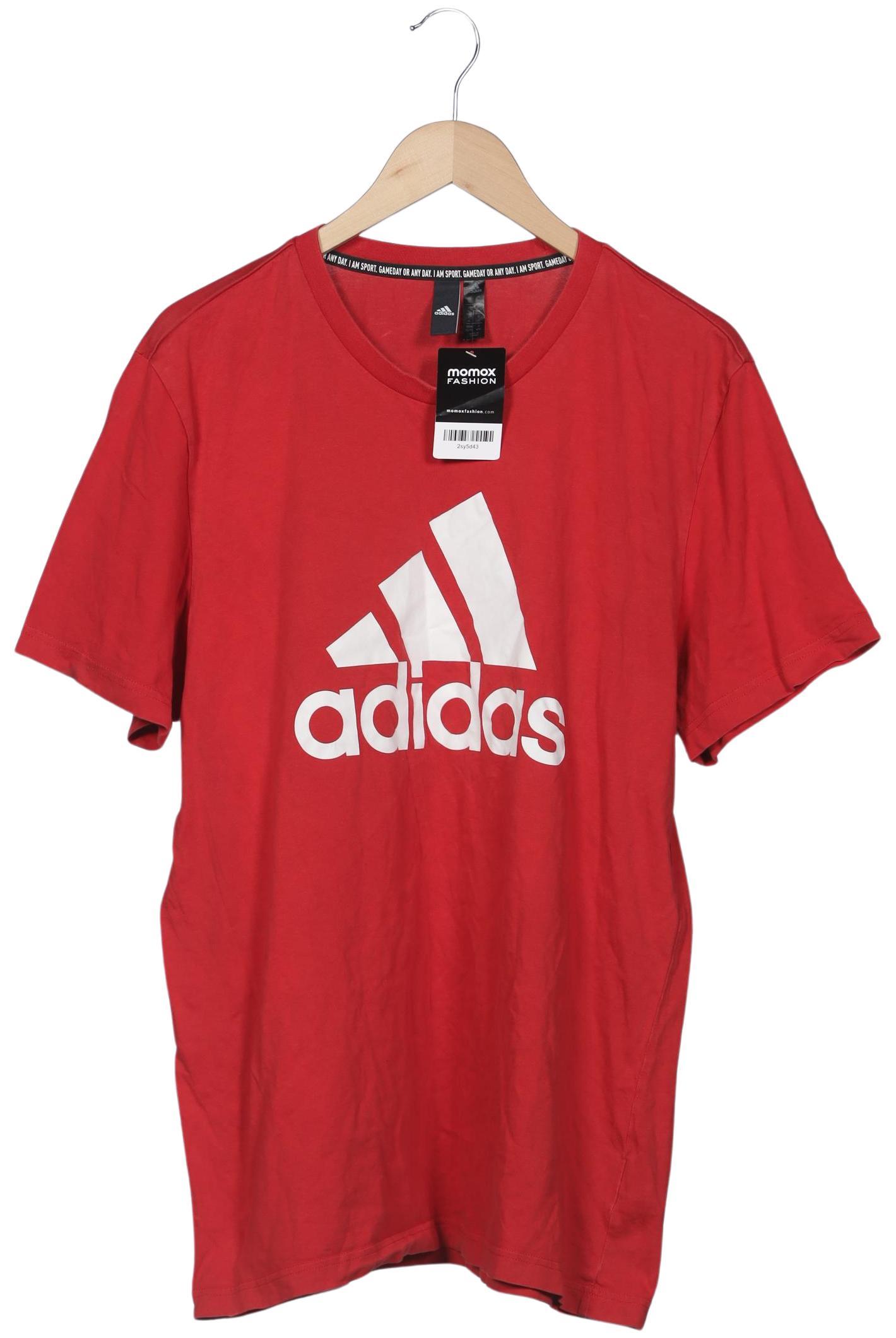 

adidas Herren T-Shirt, rot, Gr. 54