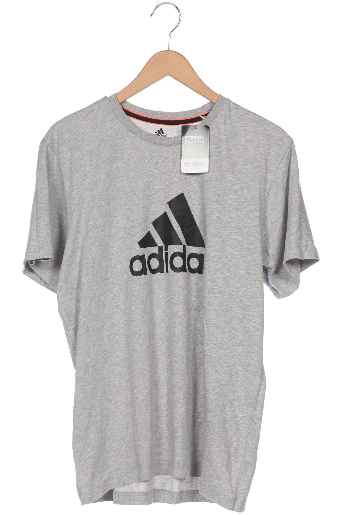 

adidas Herren T-Shirt, grau, Gr. 52