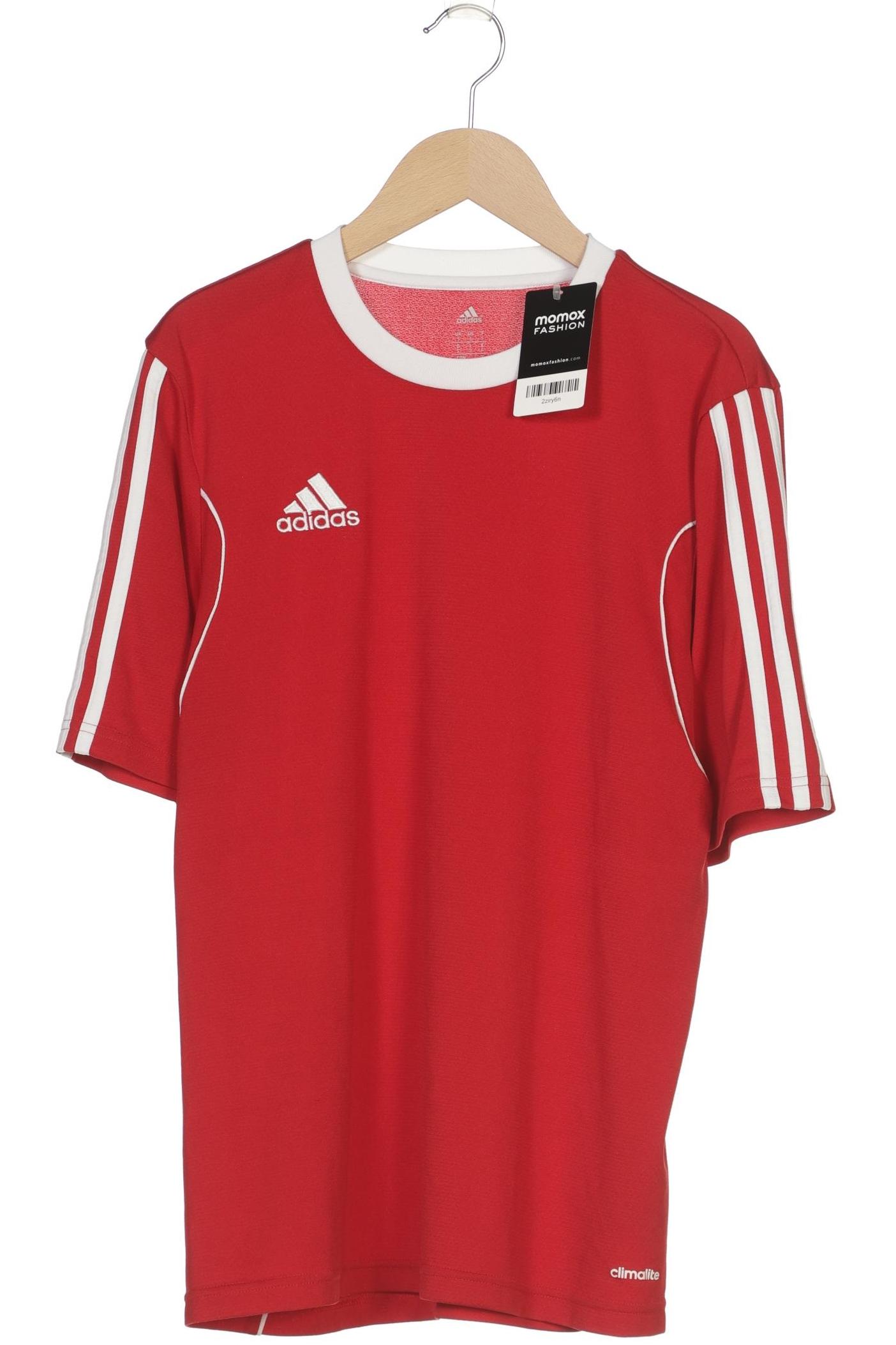 

adidas Herren T-Shirt, rot, Gr. 46