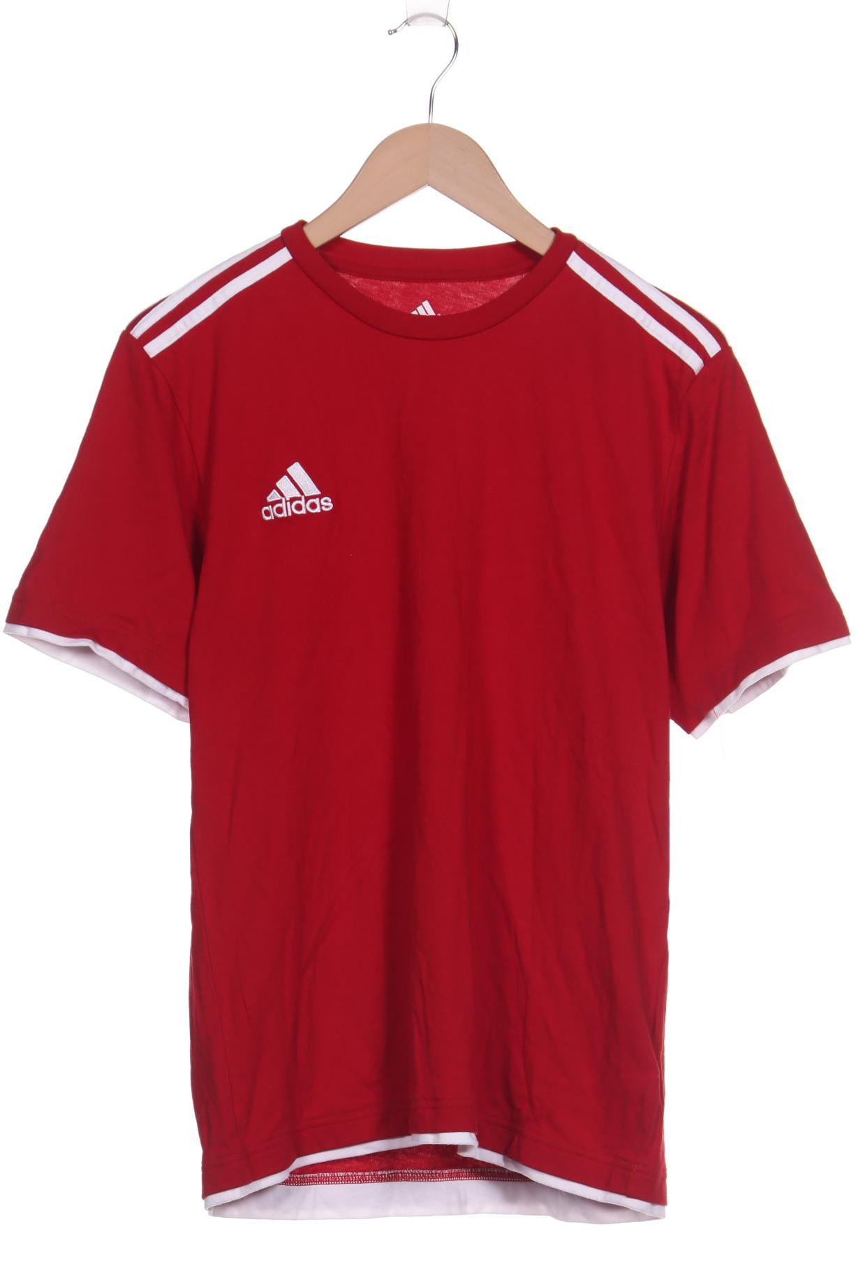 

adidas Herren T-Shirt, rot, Gr. 48