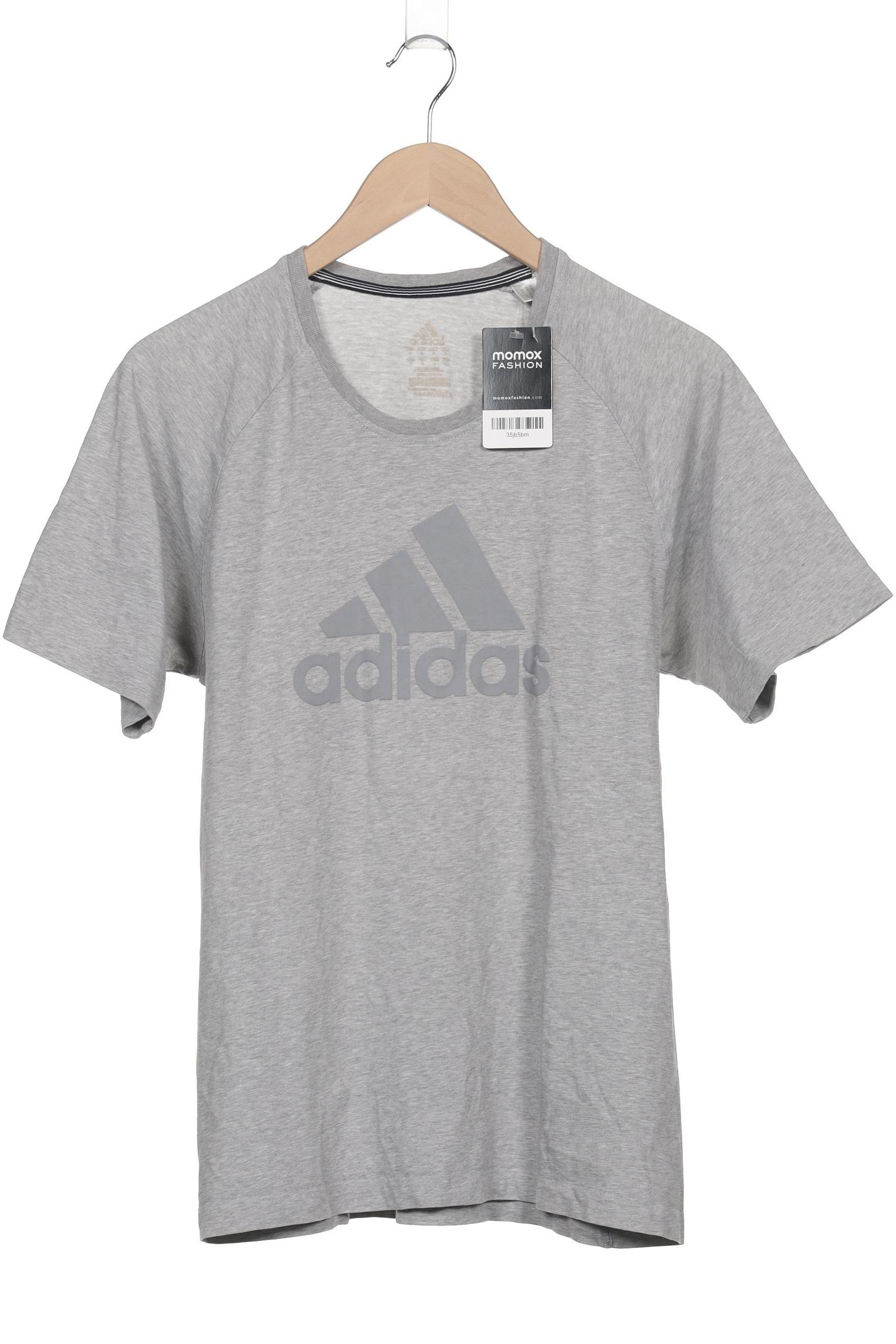 

adidas Herren T-Shirt, grau, Gr. 48