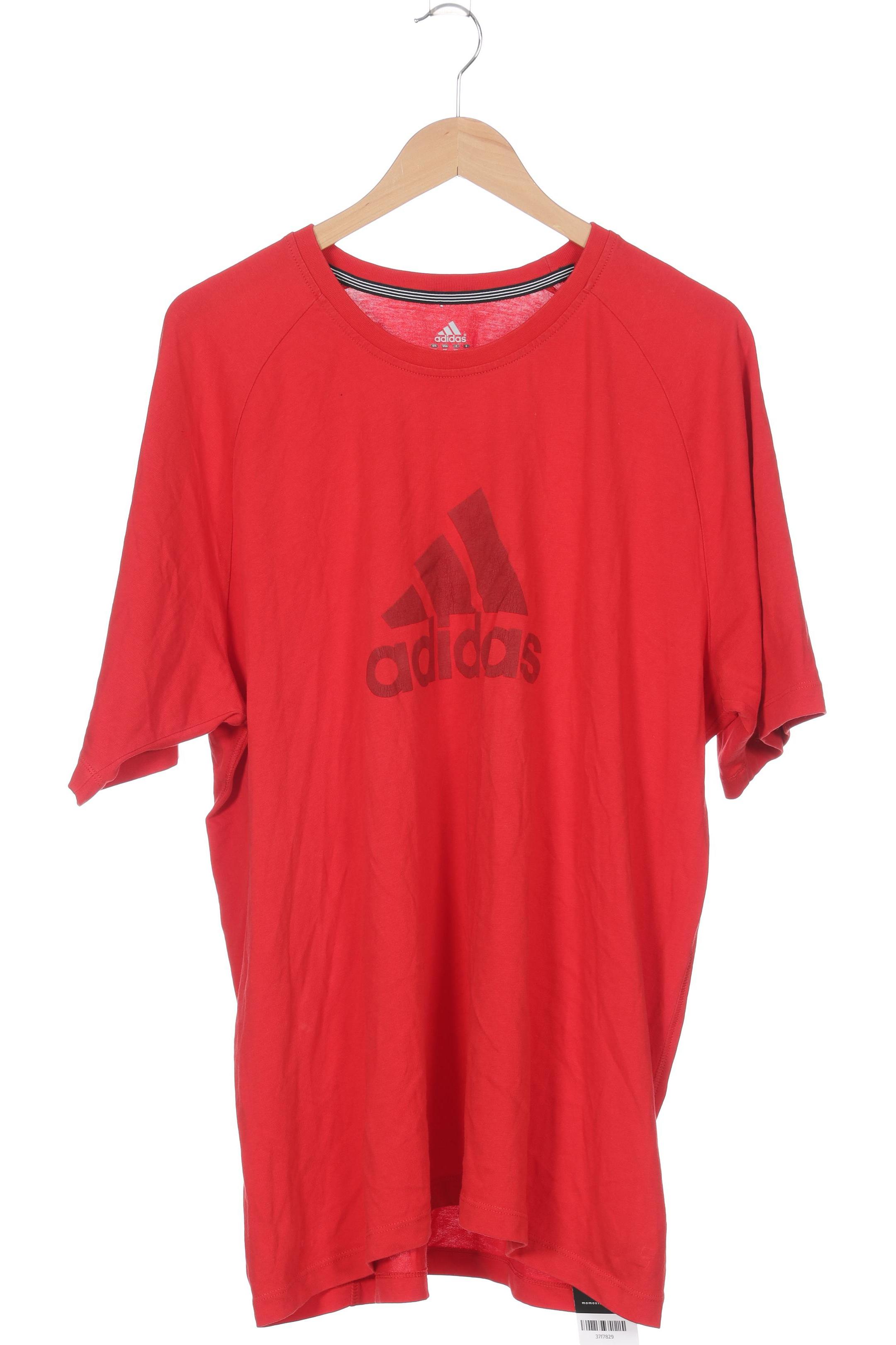 

adidas Herren T-Shirt, rot, Gr. 56