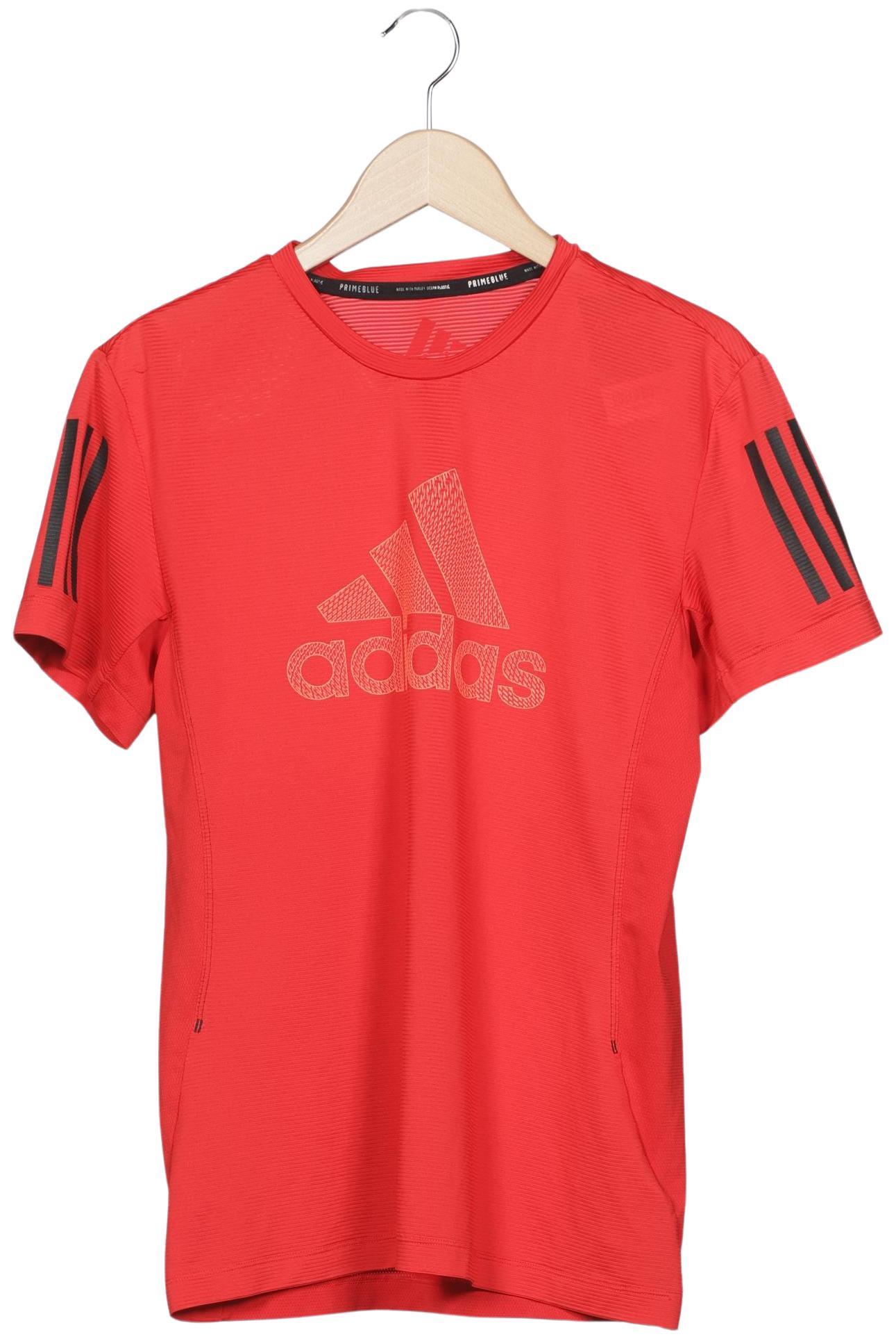 

adidas Herren T-Shirt, rot, Gr. 46