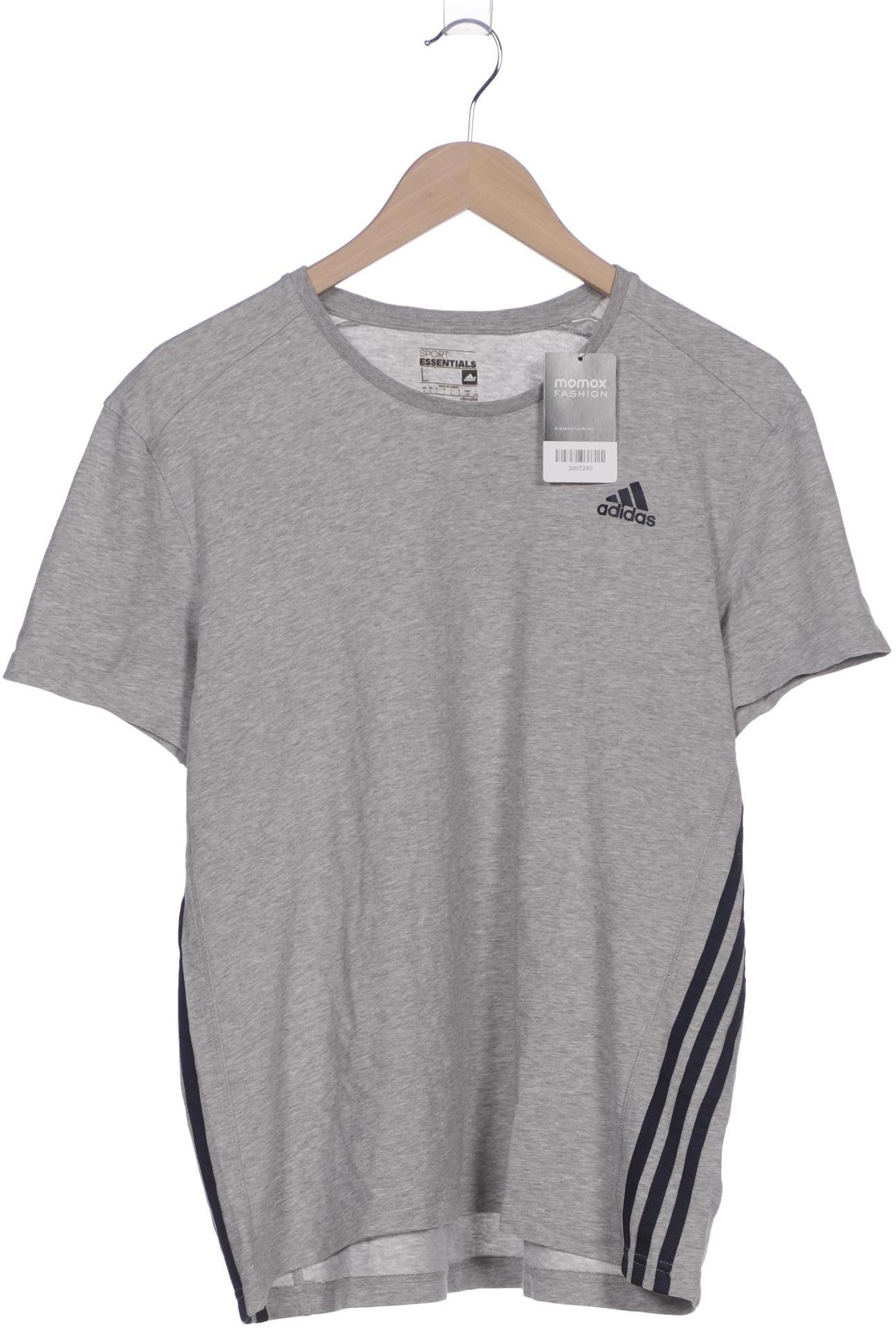 

adidas Herren T-Shirt, grau, Gr. 52