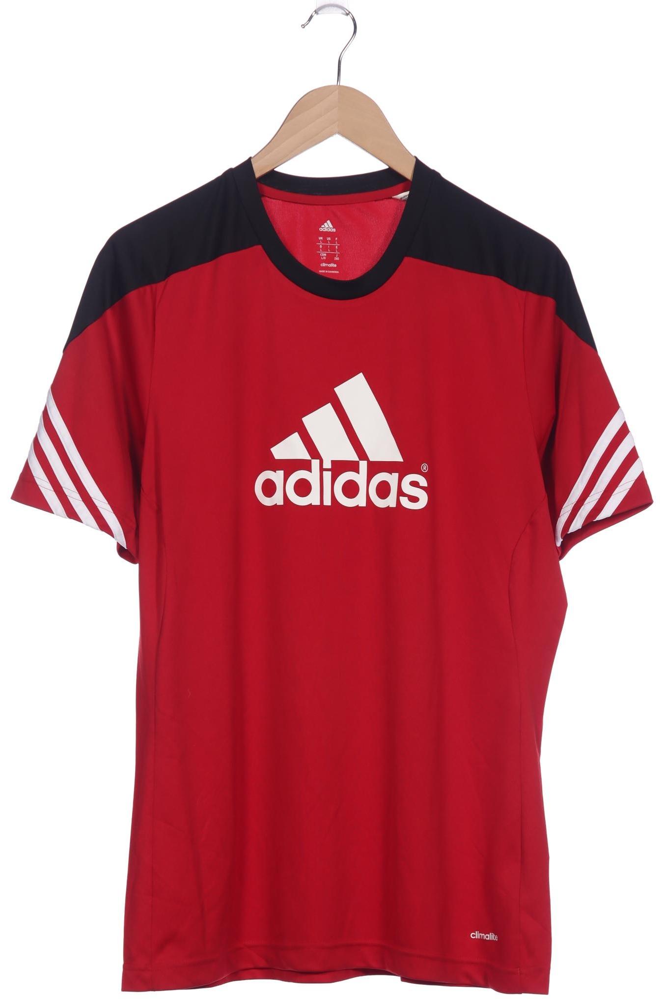 

adidas Herren T-Shirt, bordeaux, Gr. 52