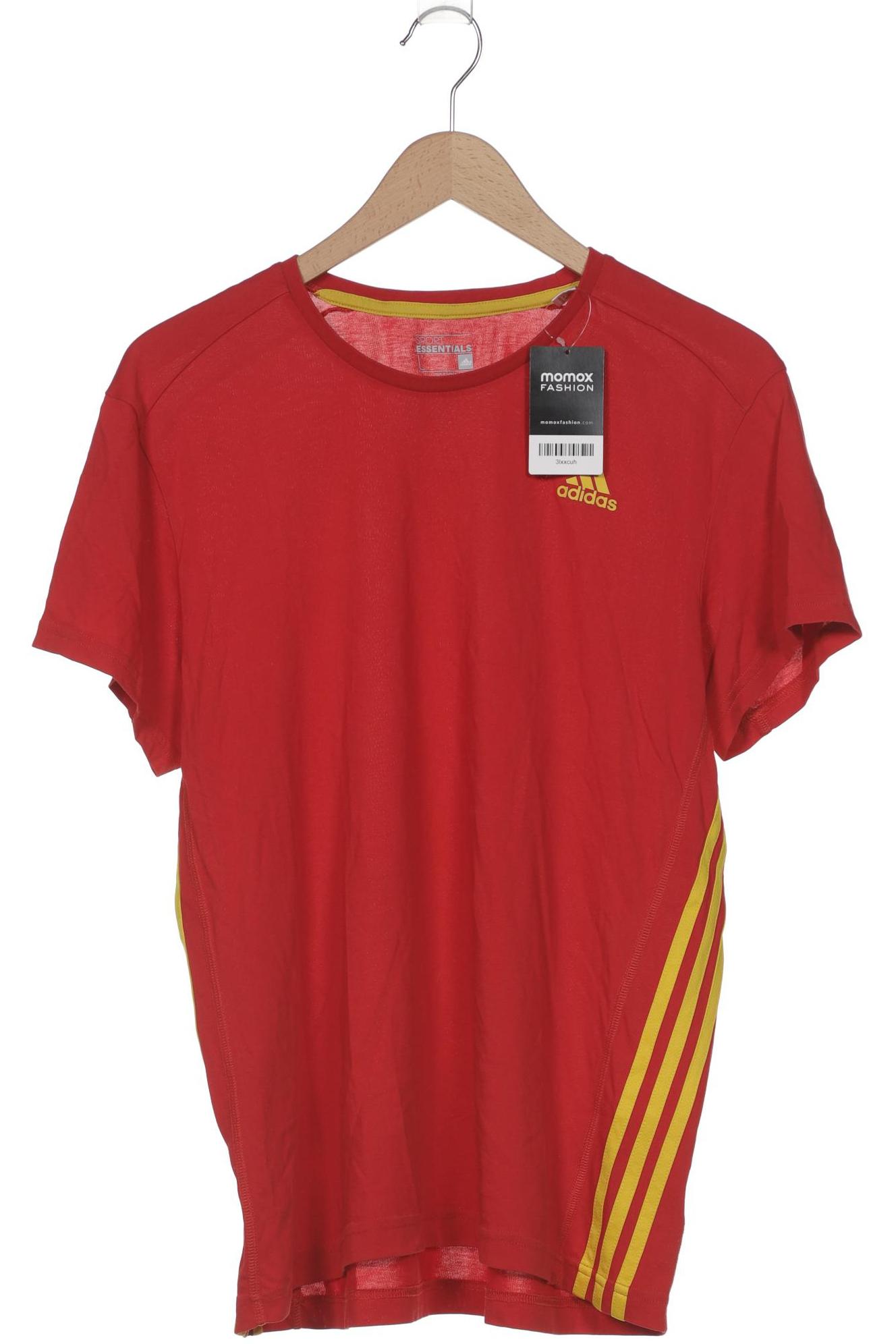

adidas Herren T-Shirt, rot, Gr. 52