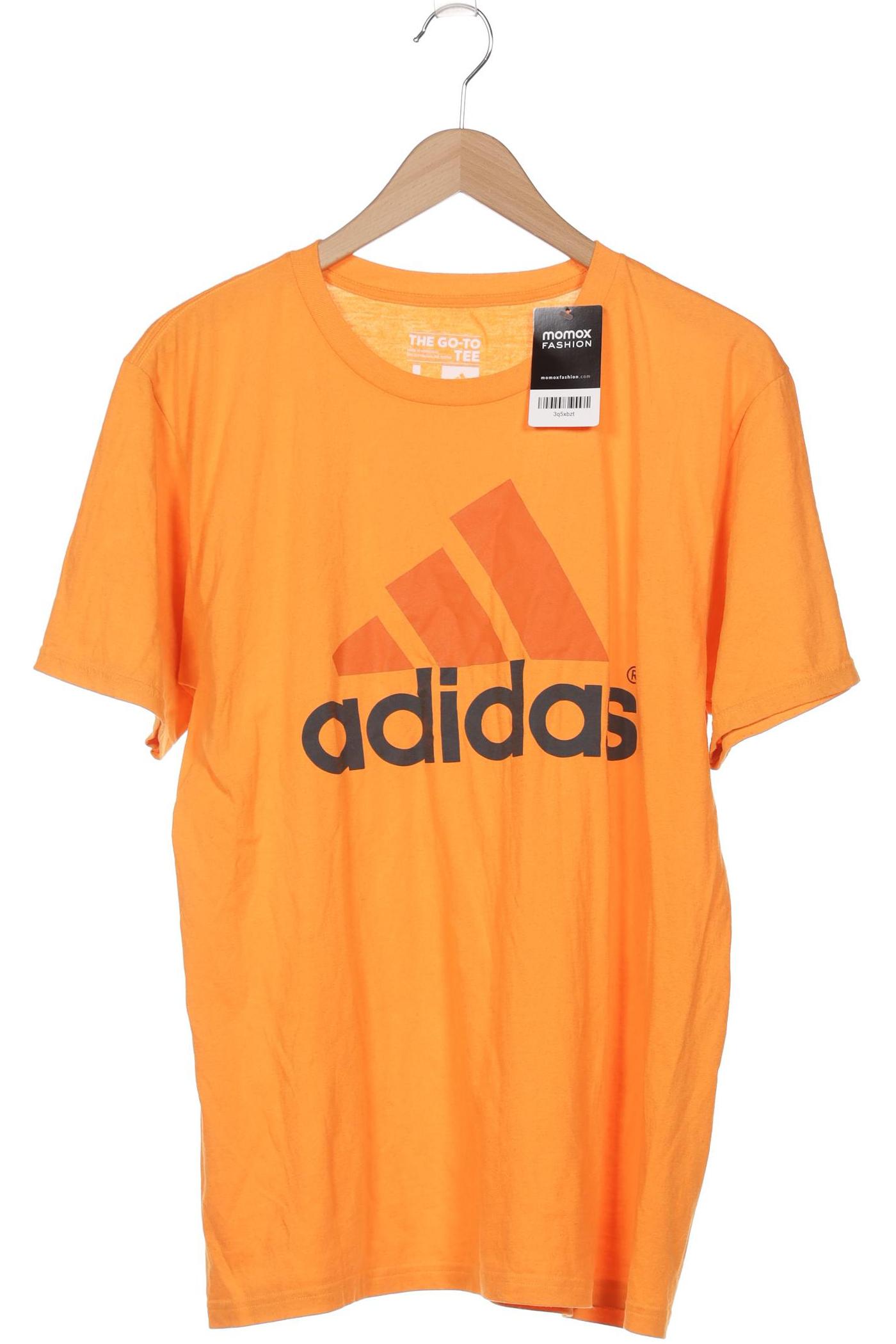 

adidas Herren T-Shirt, orange, Gr. 52