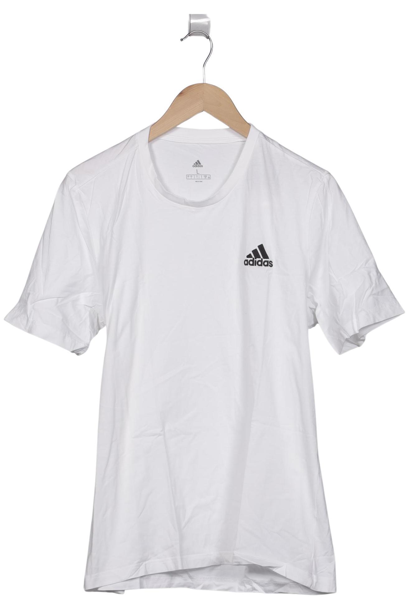 

adidas Herren T-Shirt, weiß, Gr. 52