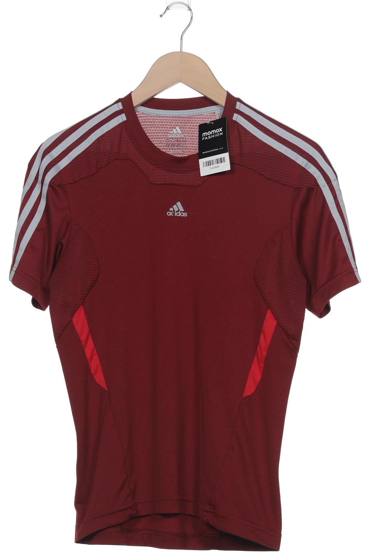 

adidas Herren T-Shirt, bordeaux, Gr. 46