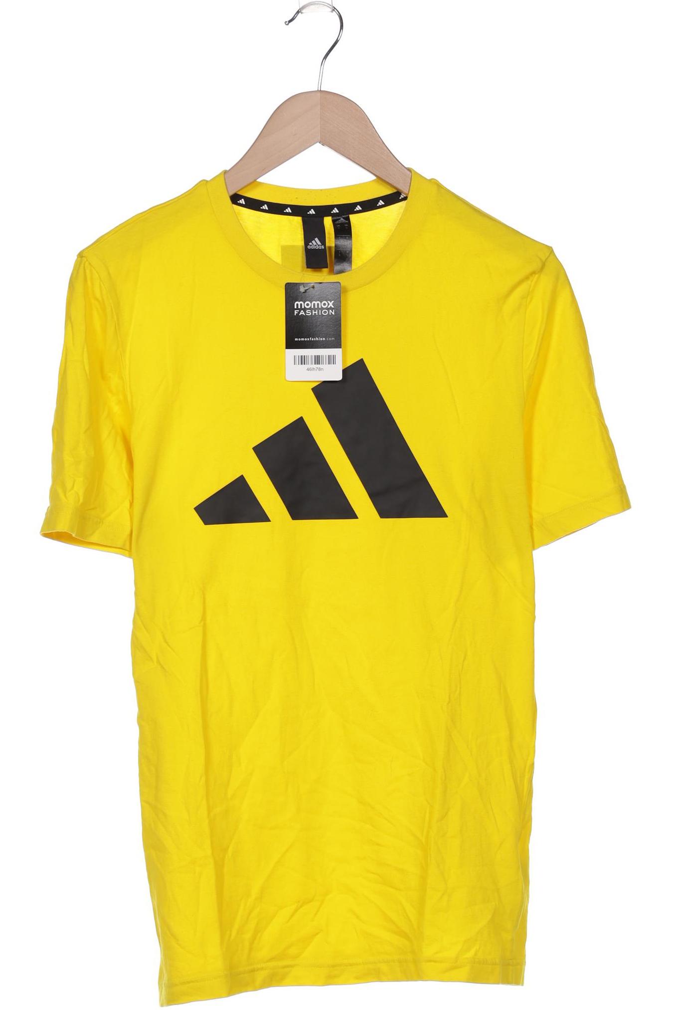 

adidas Herren T-Shirt, gelb, Gr. 46
