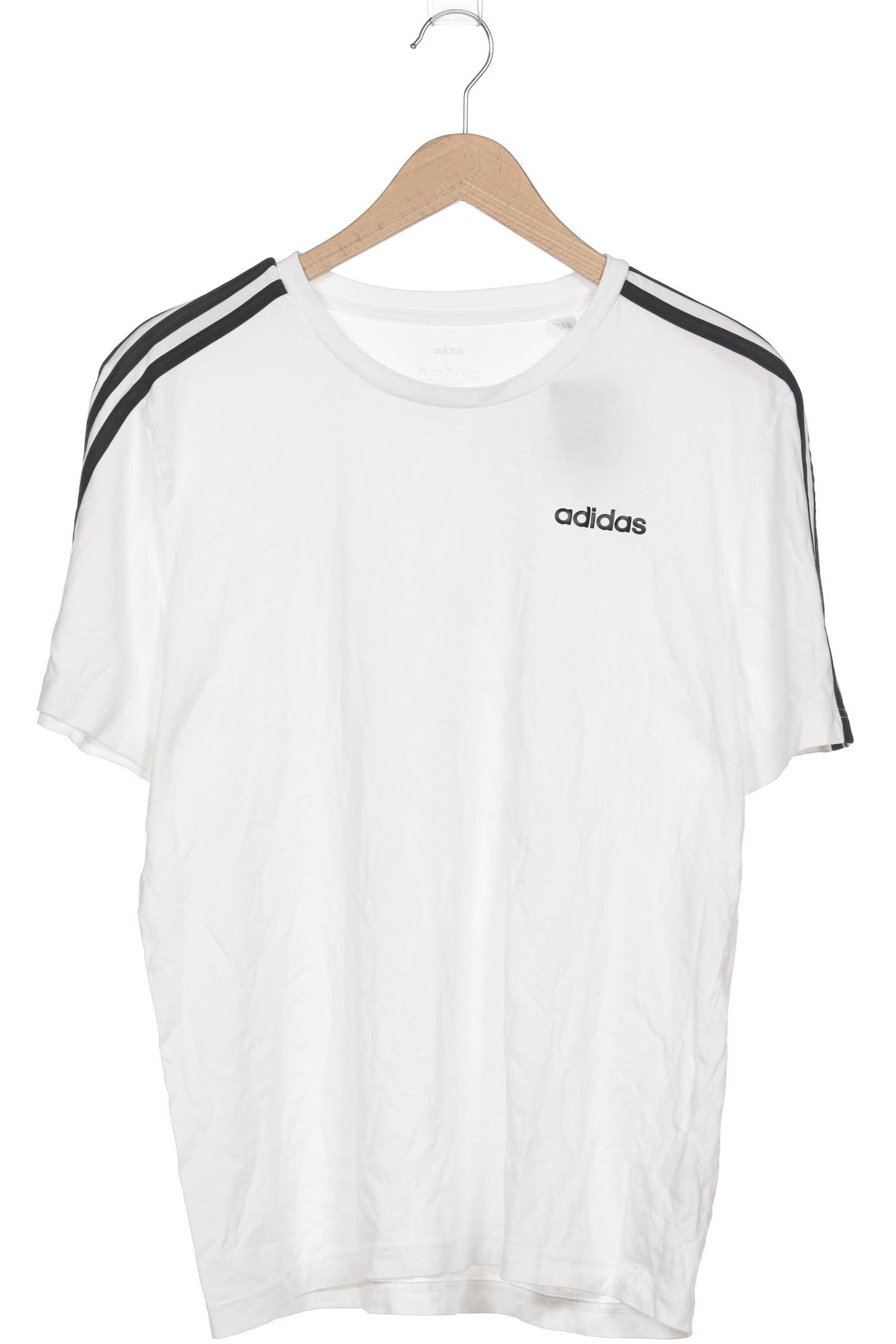 

adidas Herren T-Shirt, weiß, Gr. 52