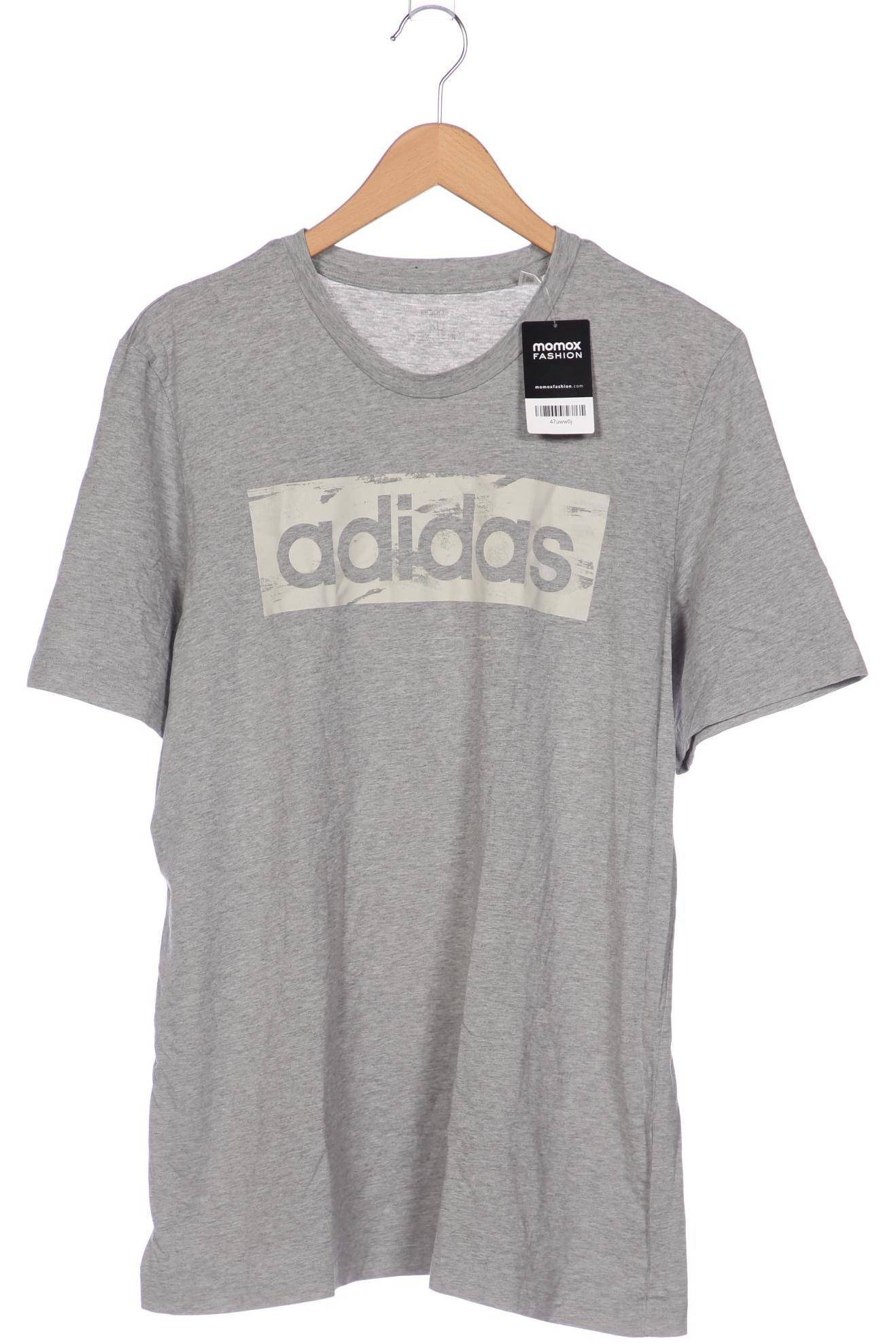 

adidas Herren T-Shirt, grau, Gr. 54