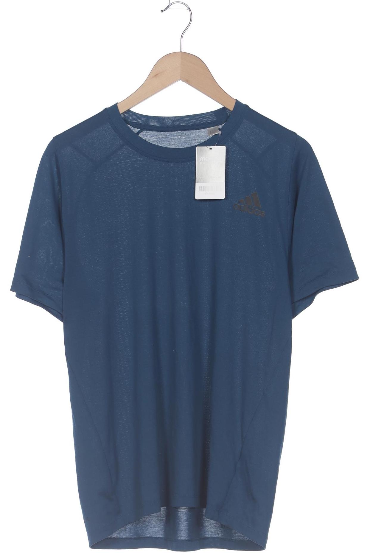 

adidas Herren T-Shirt, blau, Gr. 48