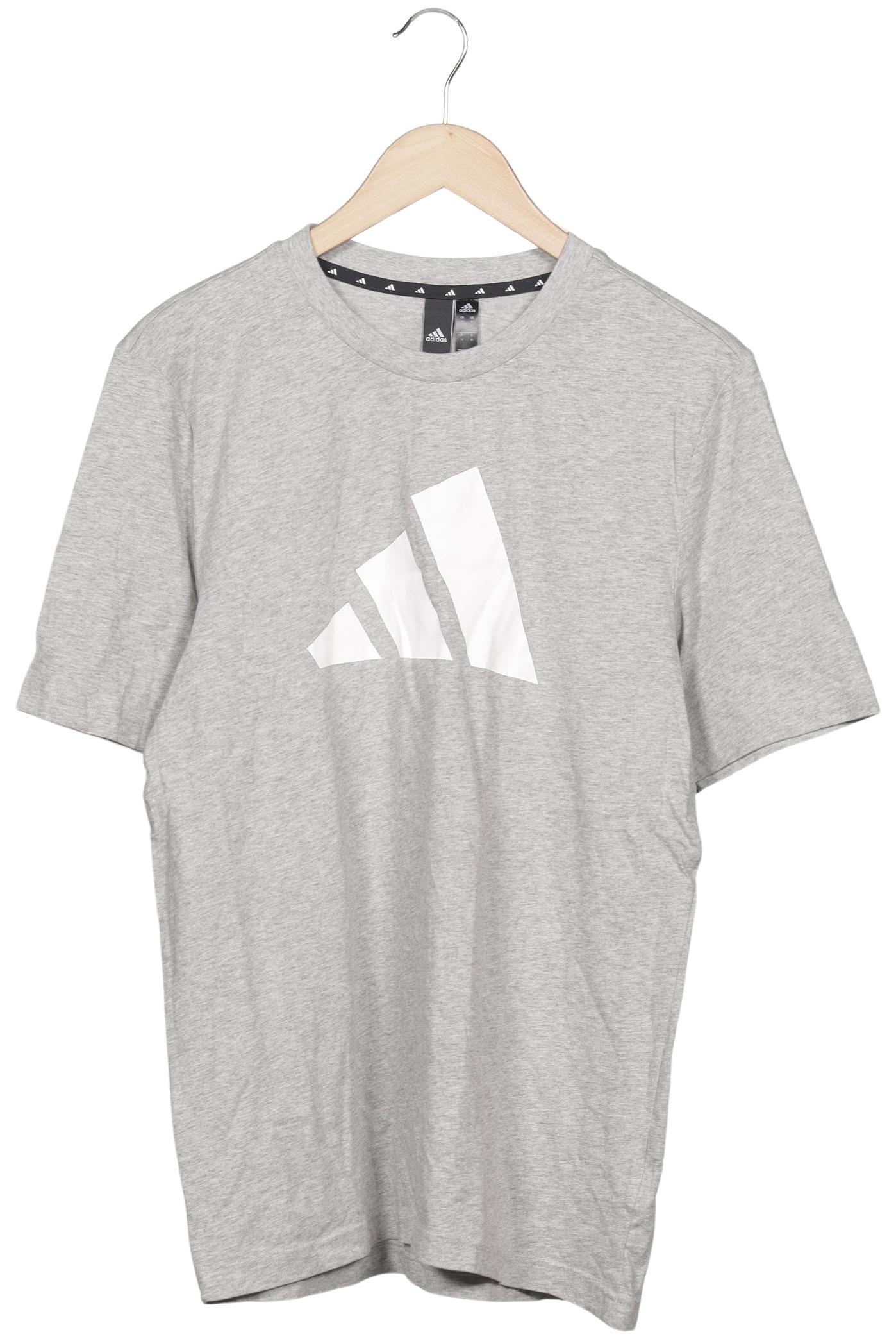 

adidas Herren T-Shirt, grau, Gr. 48