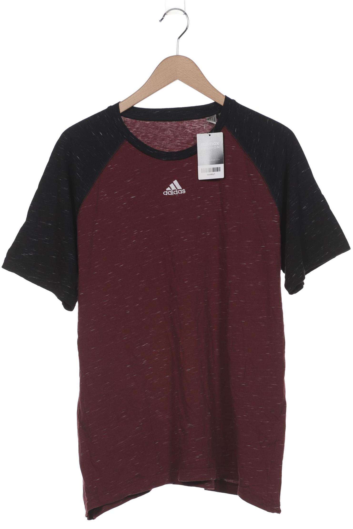 

adidas Herren T-Shirt, bordeaux, Gr. 52