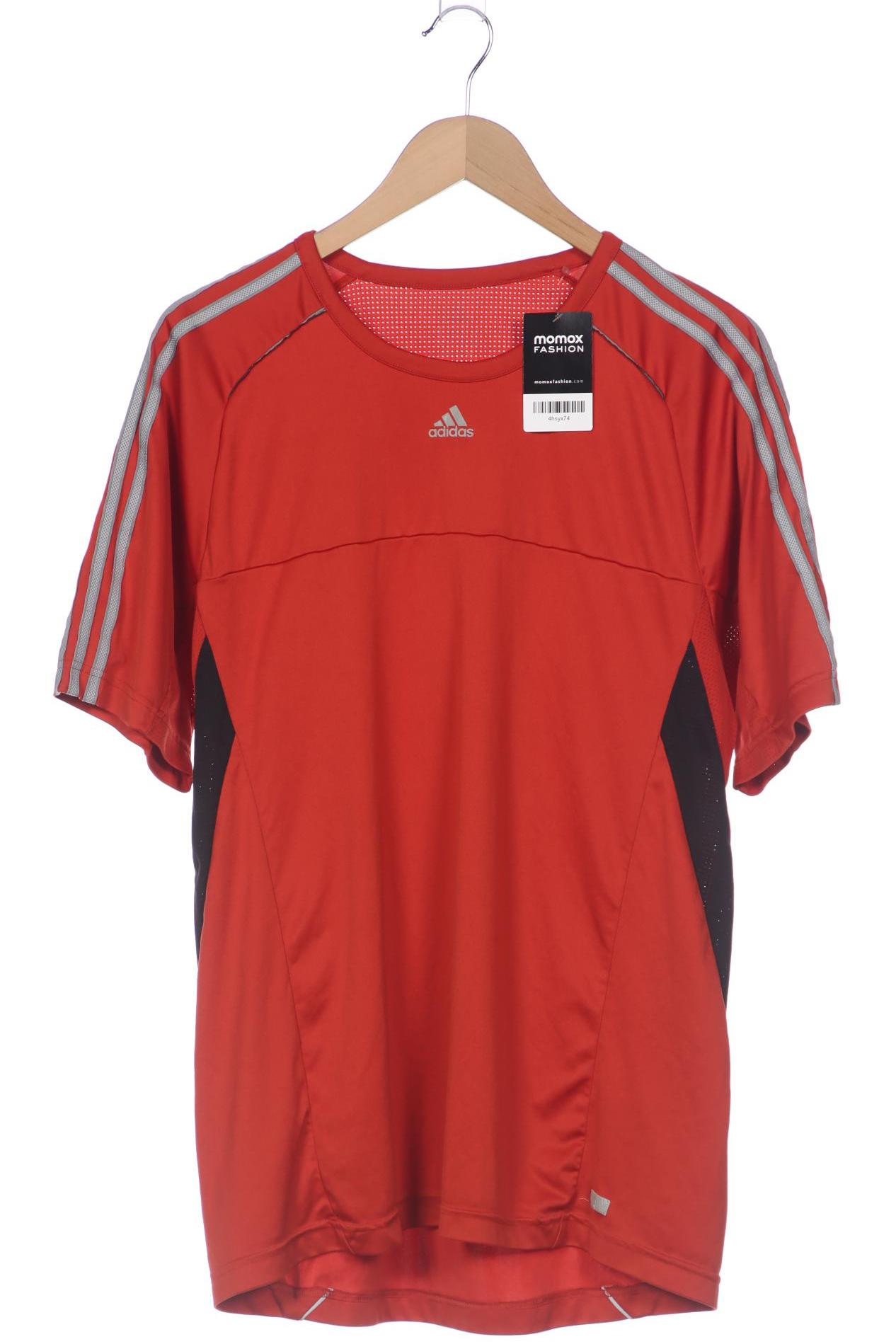 

adidas Herren T-Shirt, rot, Gr. 54