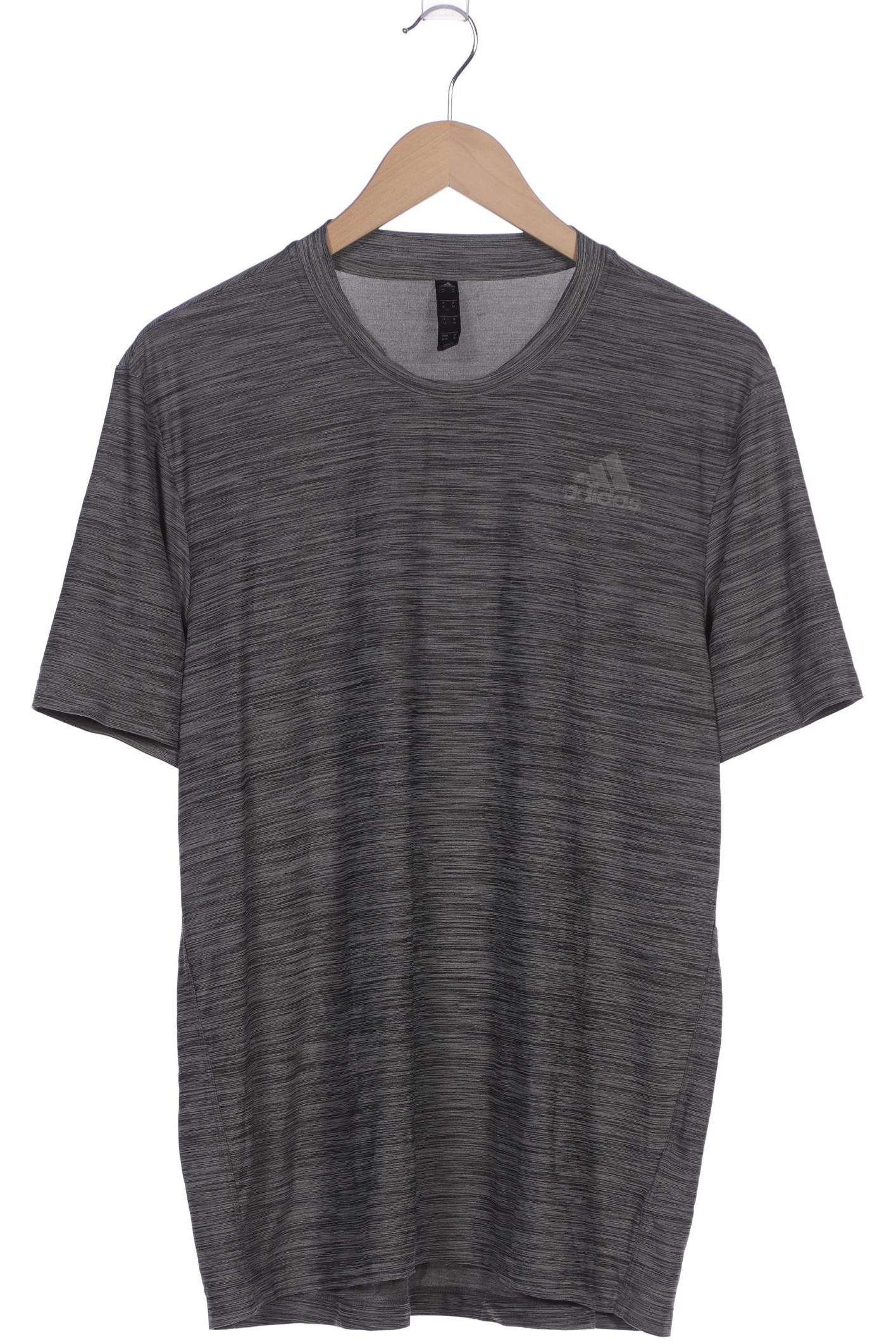 

adidas Herren T-Shirt, grau, Gr. 48