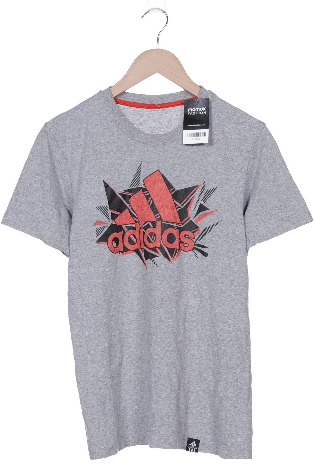 

adidas Herren T-Shirt, grau, Gr. 48