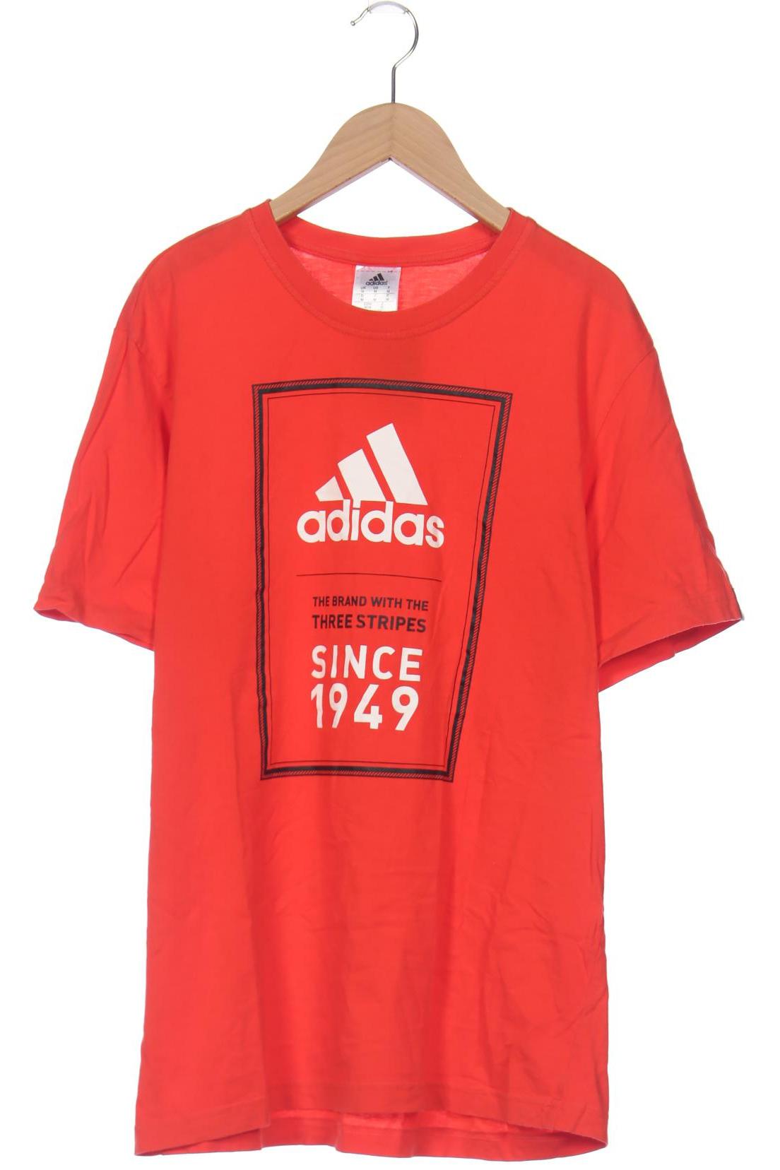 

adidas Herren T-Shirt, rot, Gr. 48
