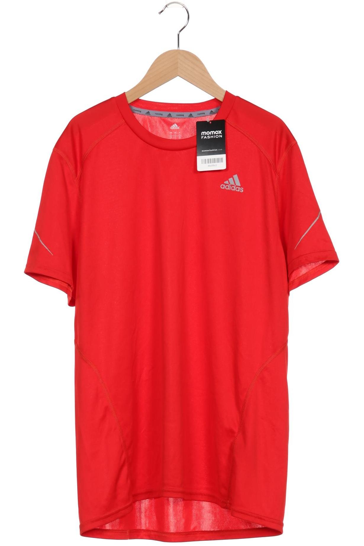 

adidas Herren T-Shirt, rot, Gr. 52