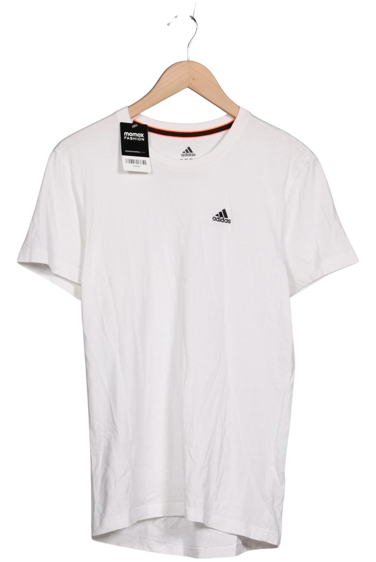 

adidas Herren T-Shirt, weiß, Gr. 46