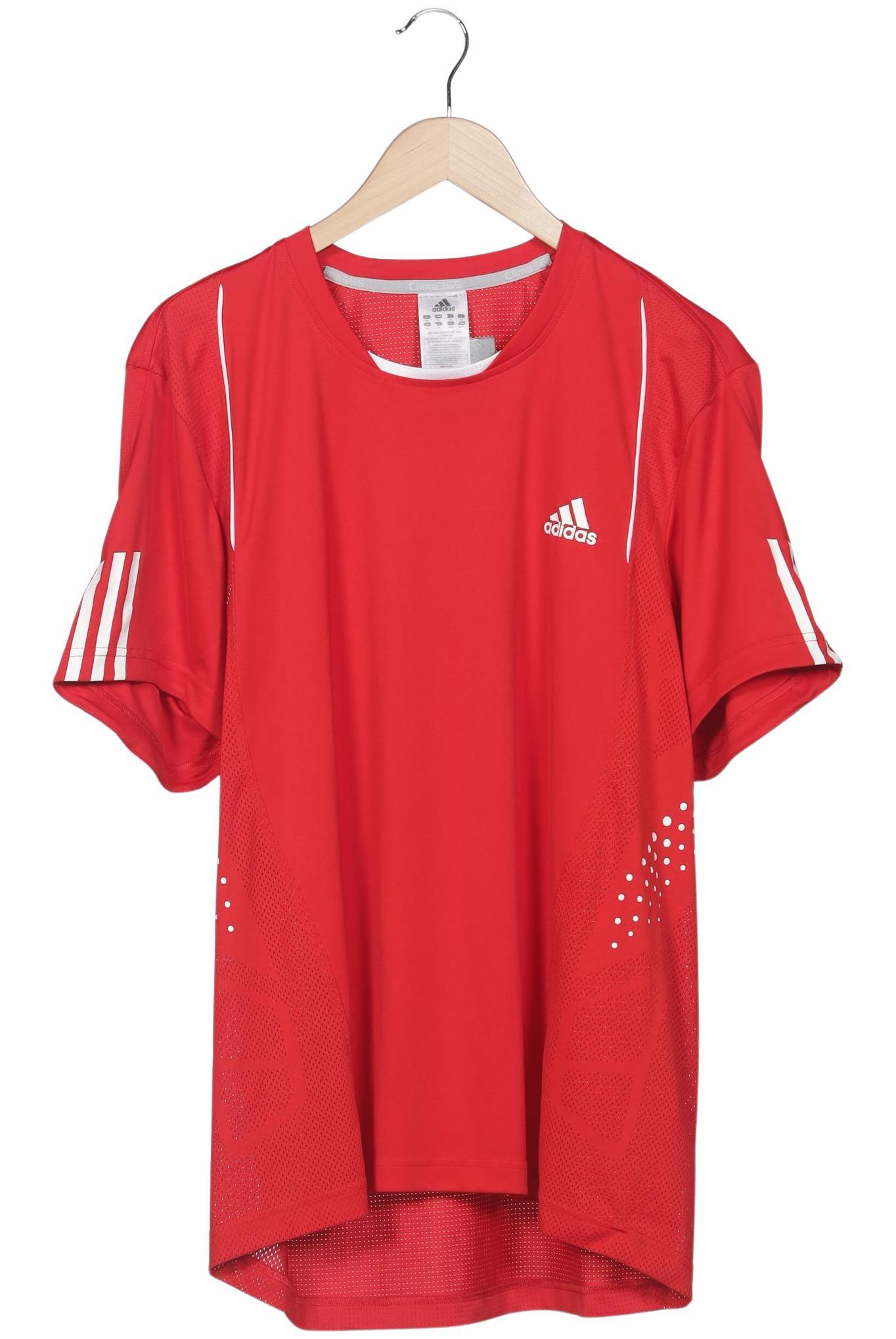 

adidas Herren T-Shirt, rot, Gr. 54