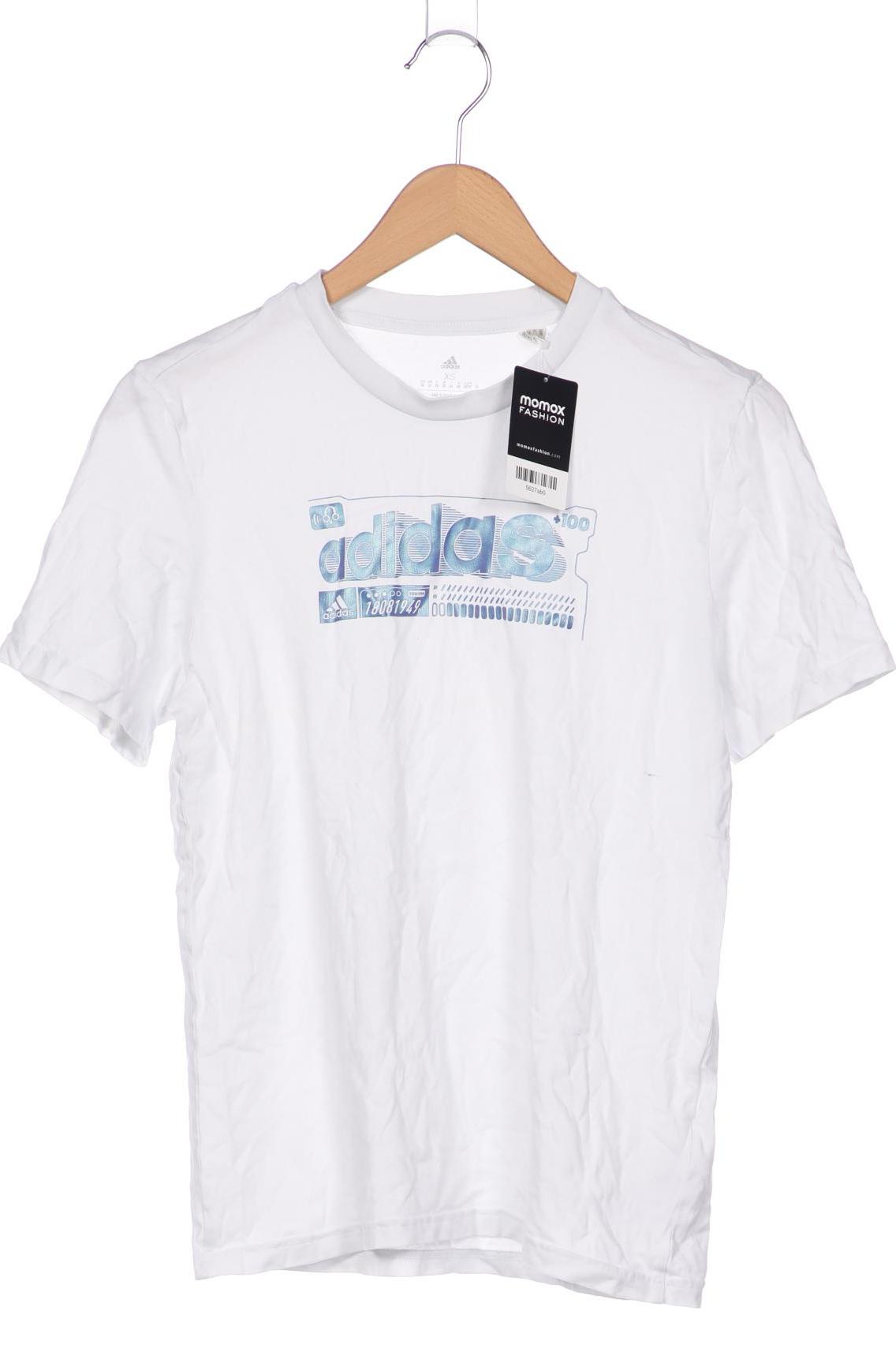 

adidas Herren T-Shirt, weiß, Gr. 44