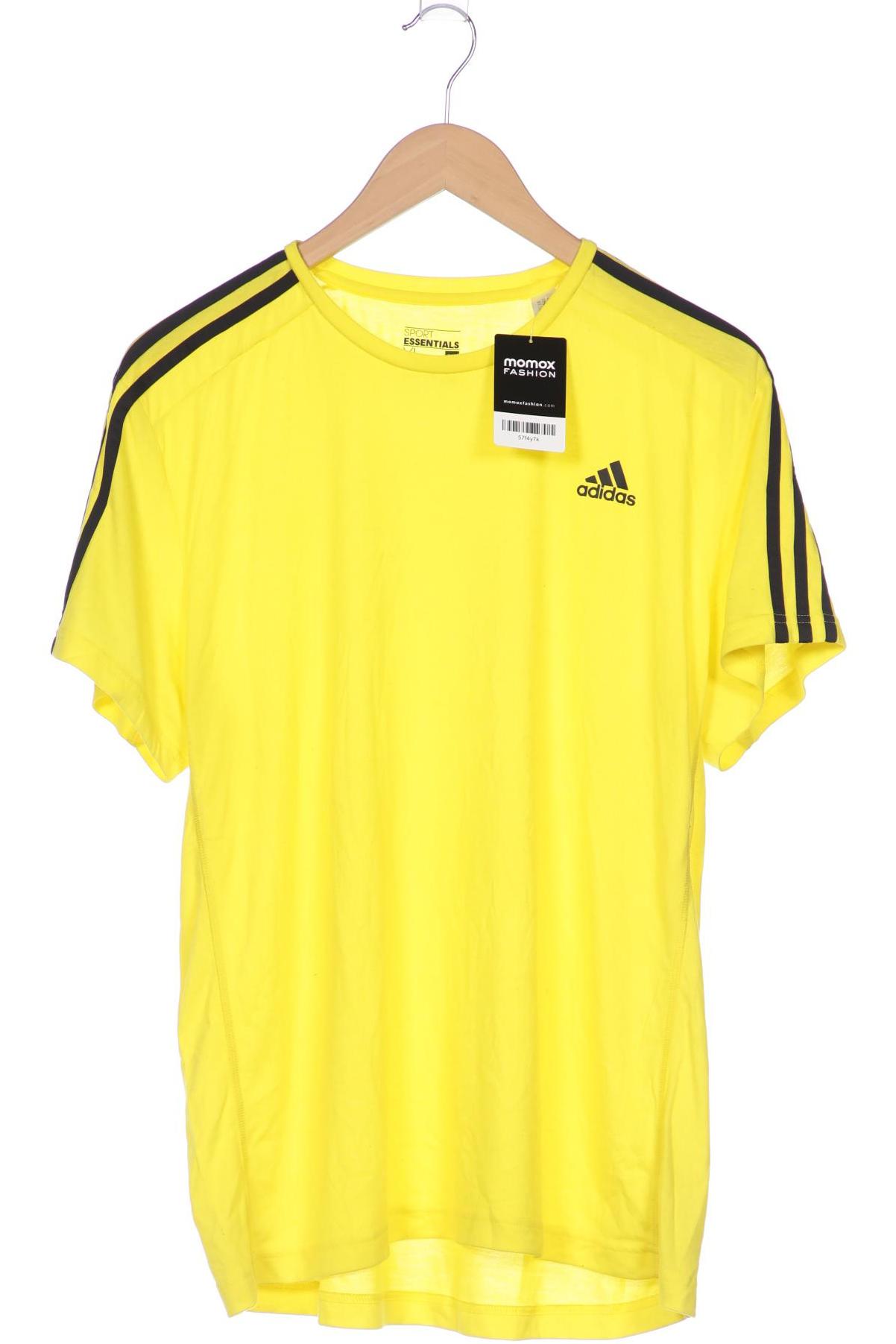 

adidas Herren T-Shirt, gelb, Gr. 54