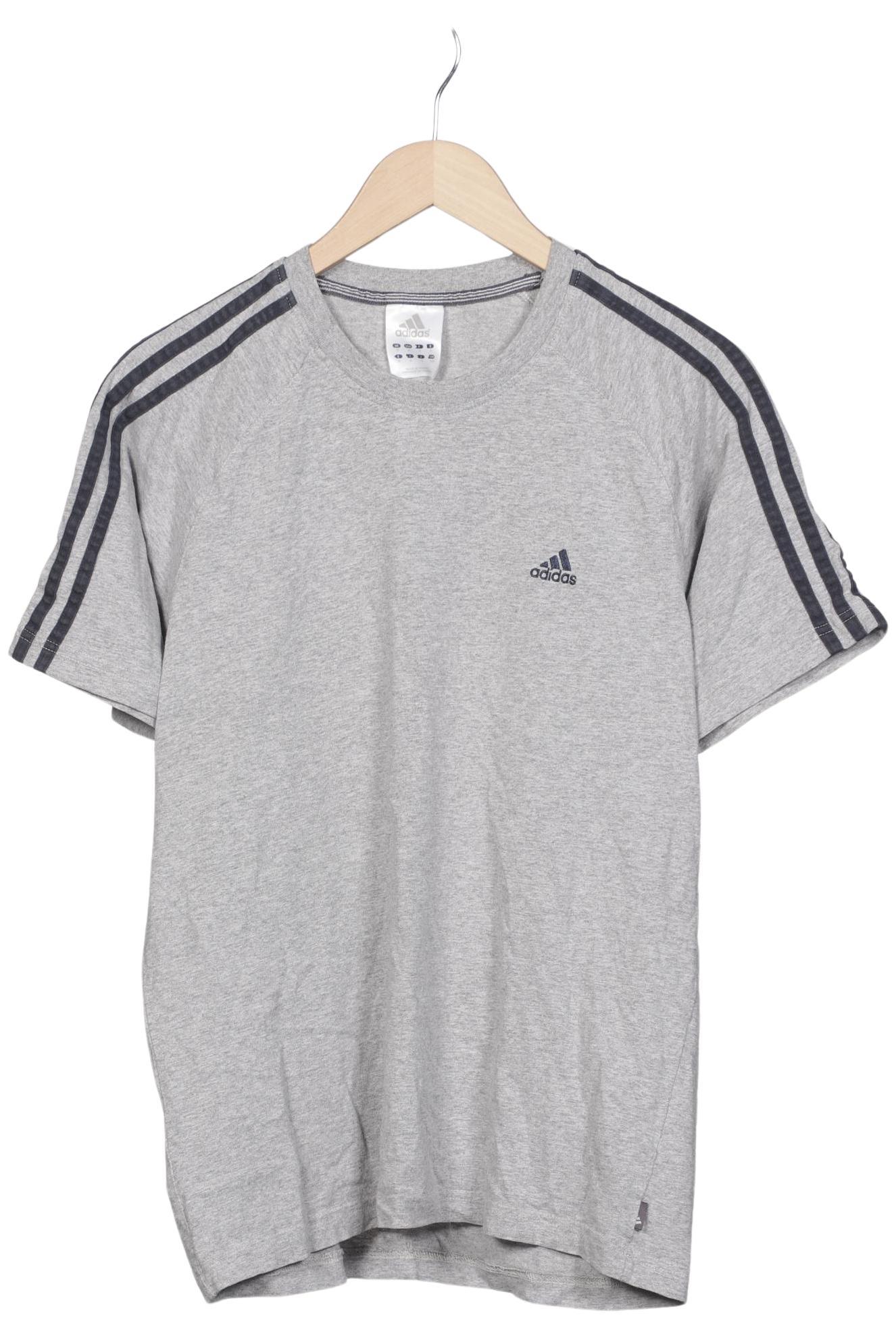 

adidas Herren T-Shirt, grau, Gr. 48