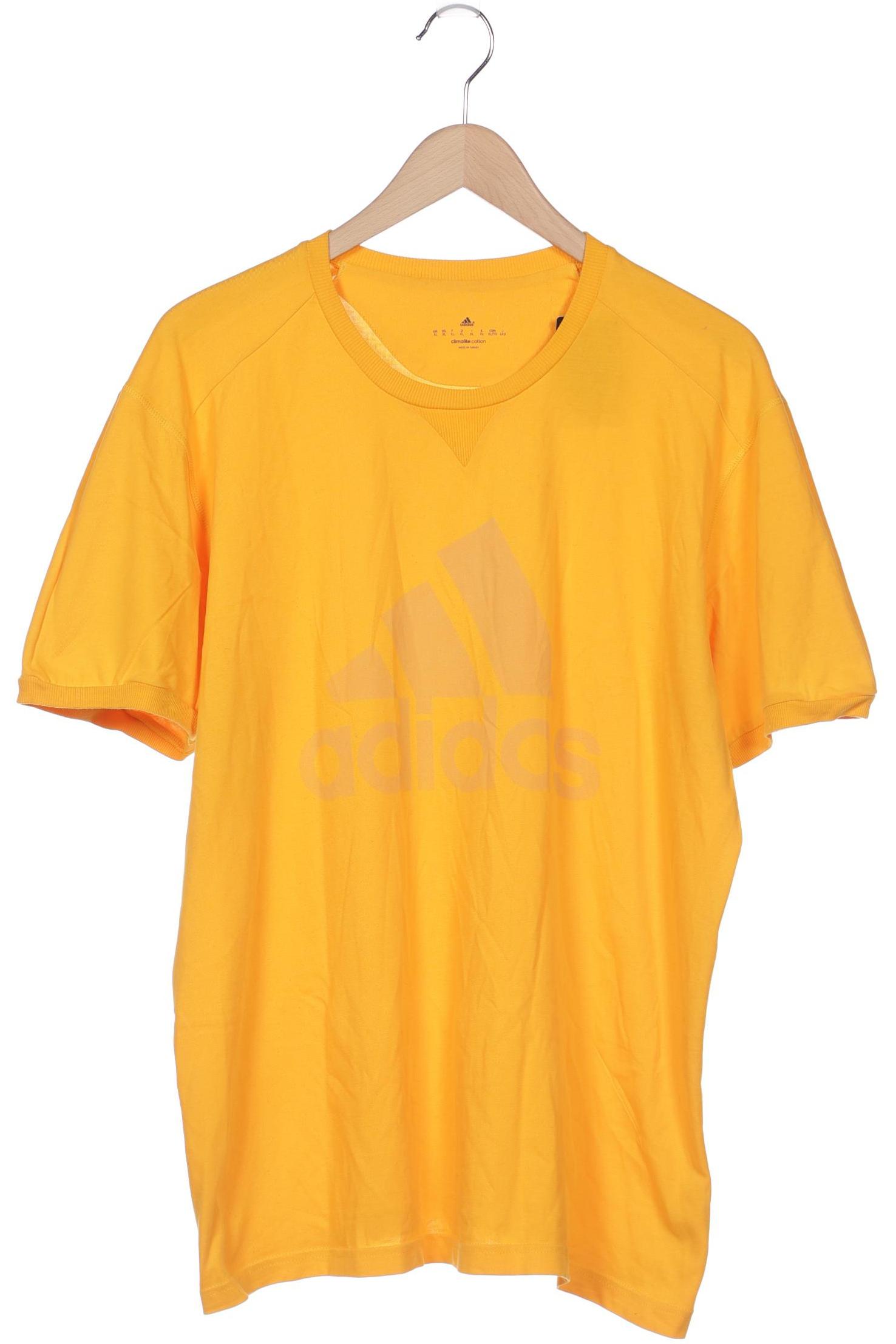 

adidas Herren T-Shirt, gelb, Gr. 54