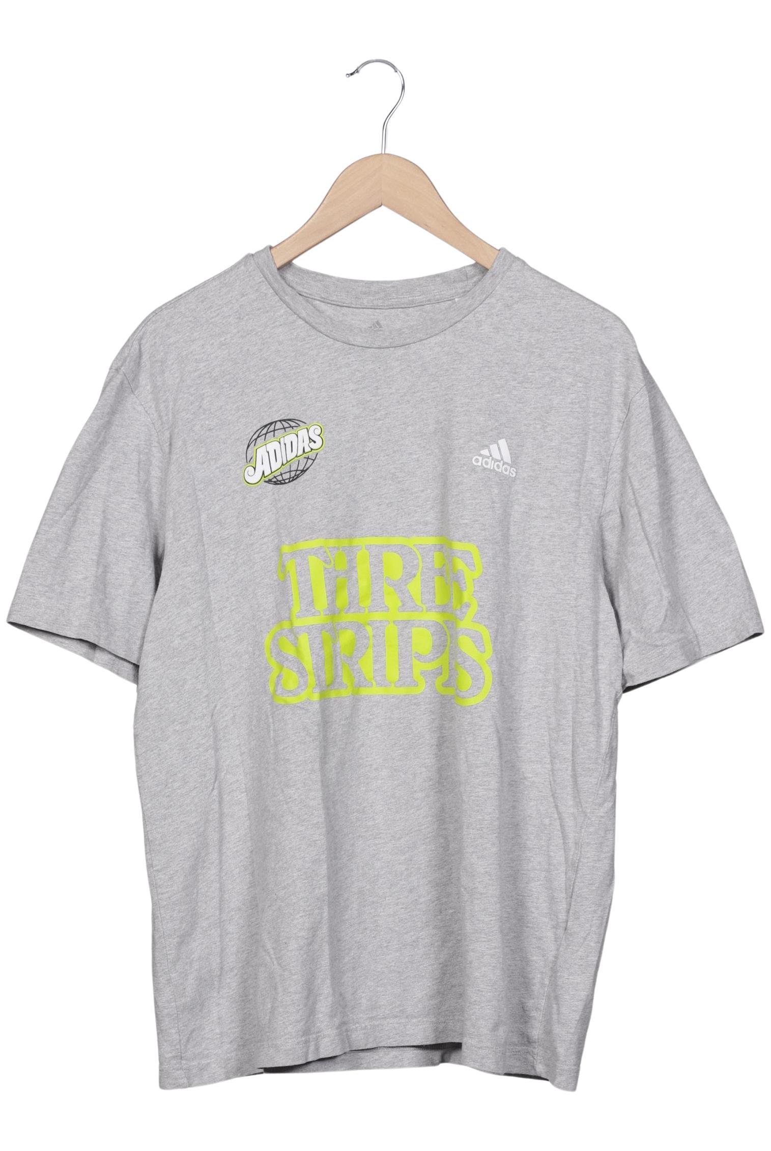 

adidas Herren T-Shirt, grau, Gr. 52