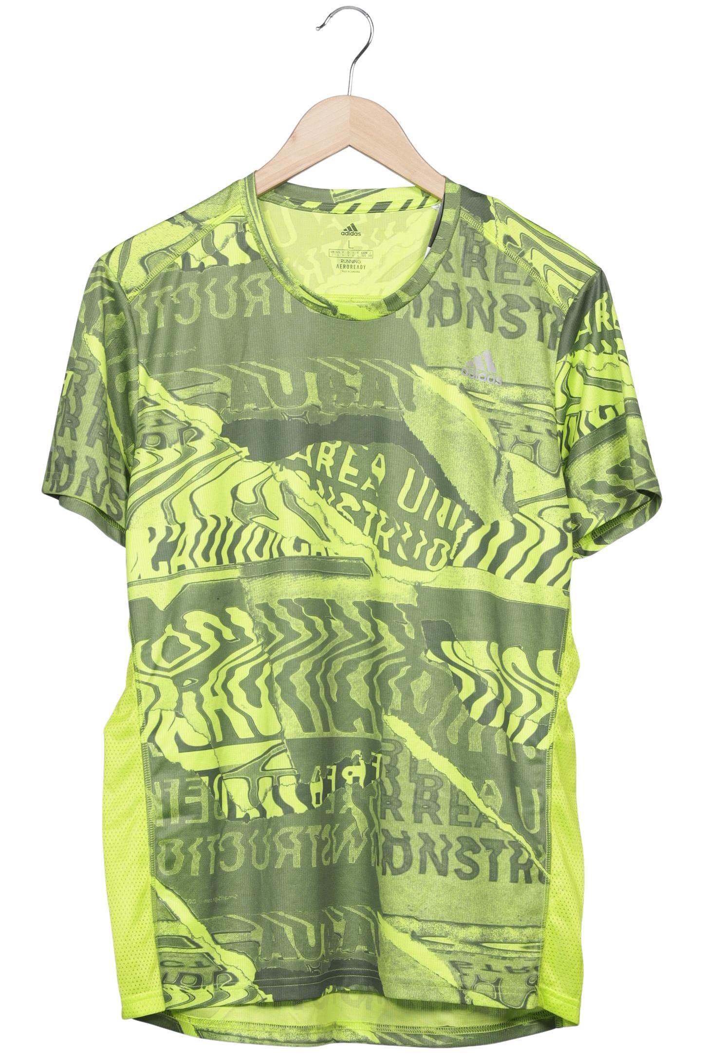 

adidas Herren T-Shirt, neon, Gr. 52