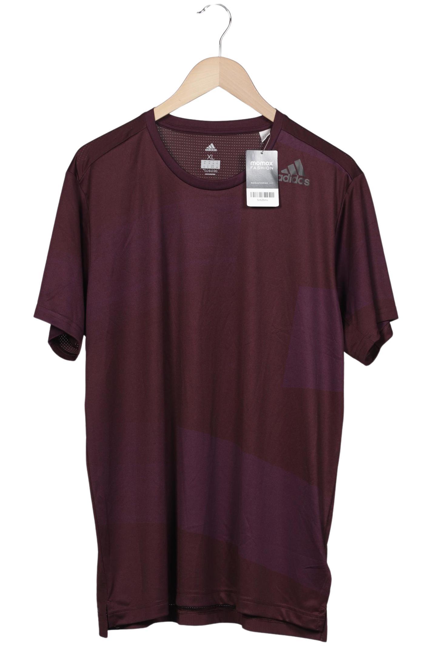

adidas Herren T-Shirt, bordeaux, Gr. 54