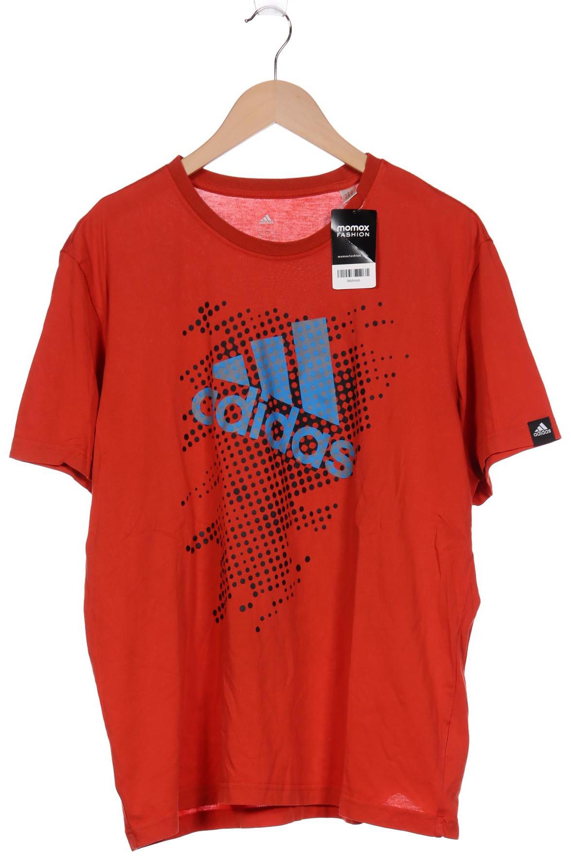 

adidas Herren T-Shirt, orange, Gr. 54
