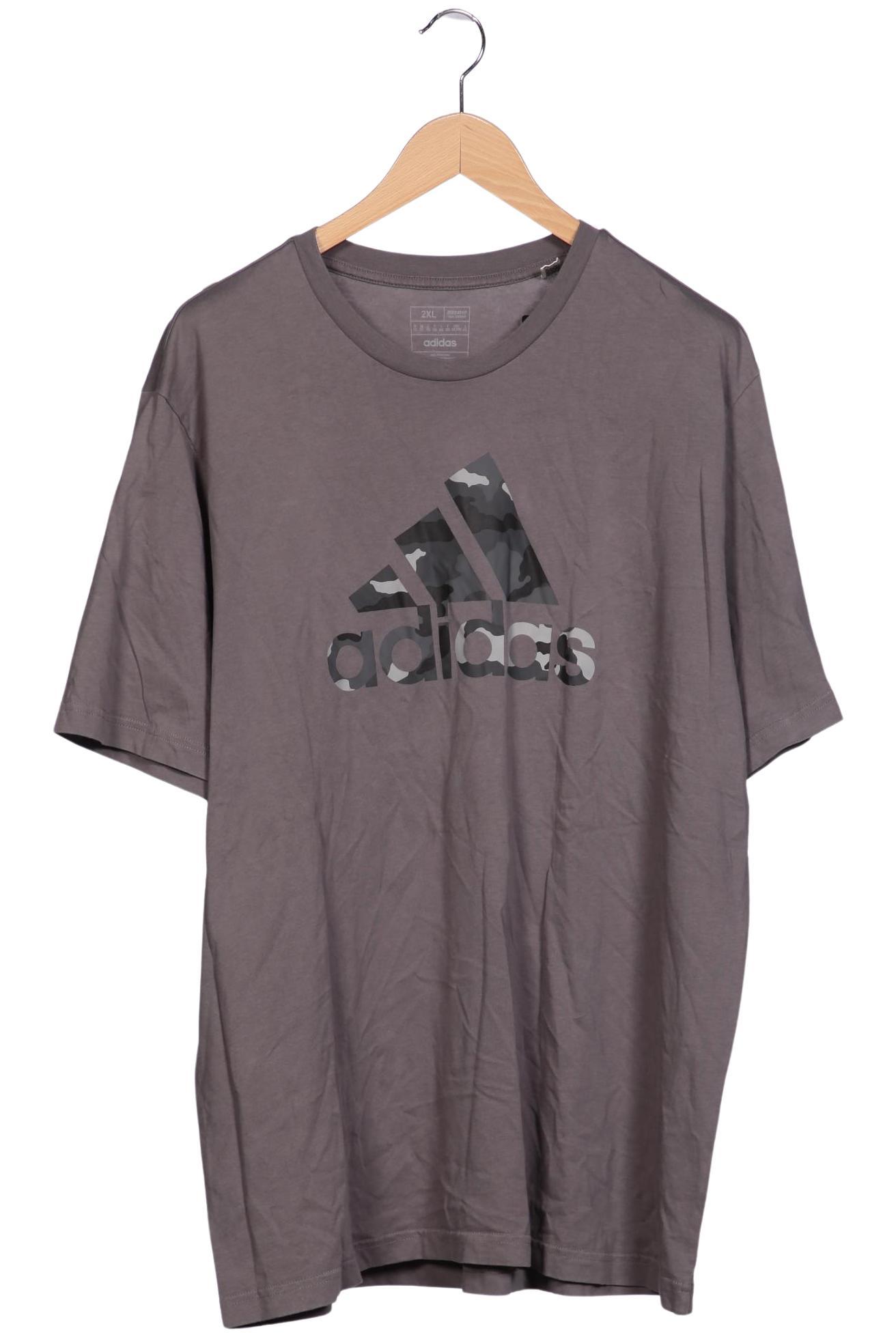 

adidas Herren T-Shirt, grau, Gr. 56
