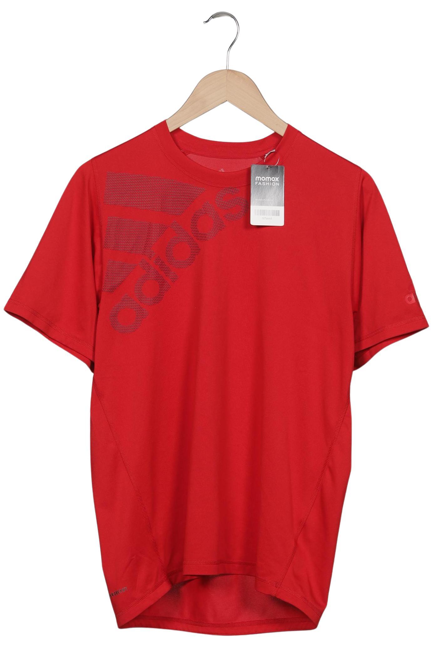 

adidas Herren T-Shirt, rot, Gr. 48