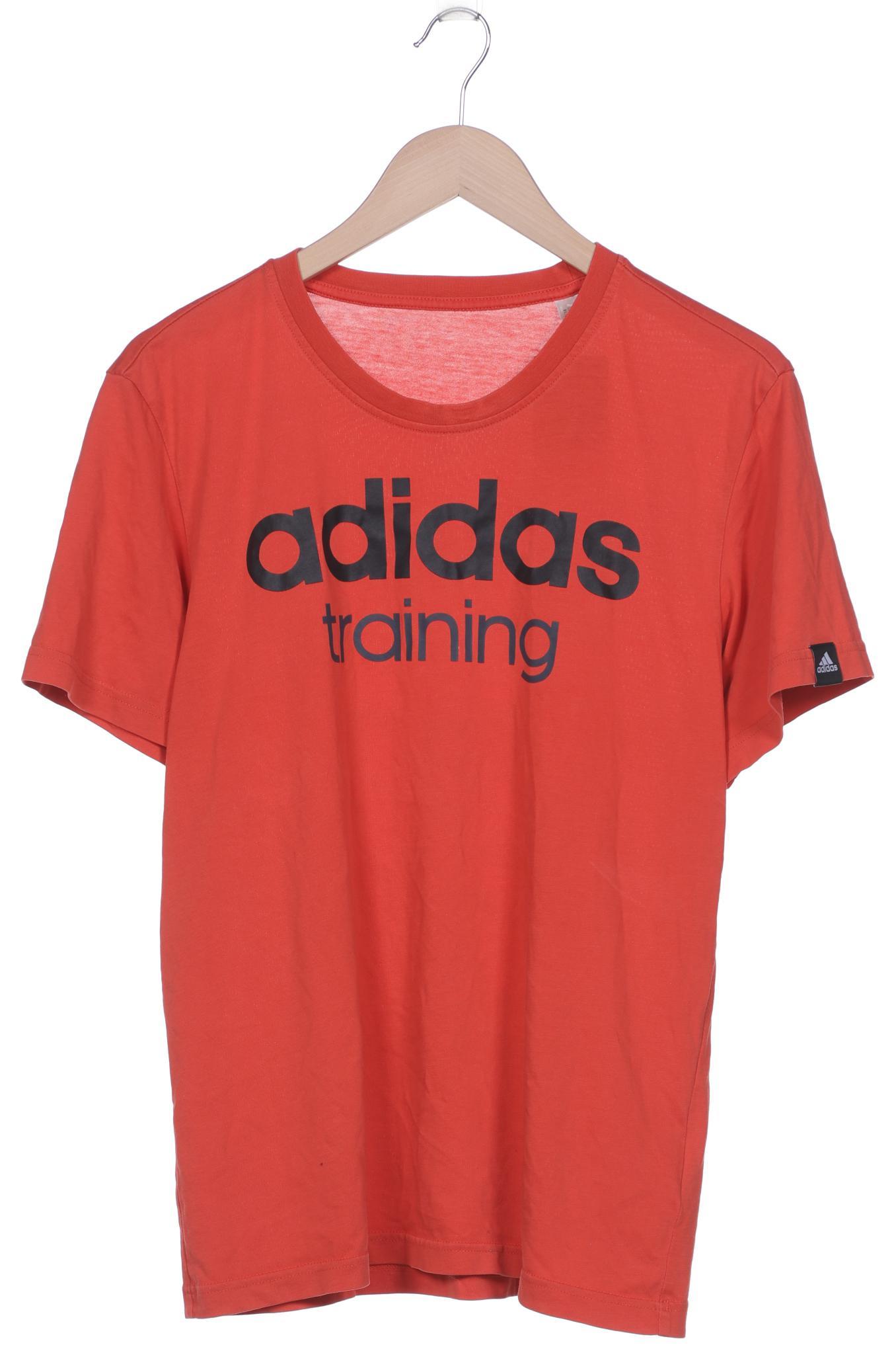 

adidas Herren T-Shirt, rot, Gr. 52