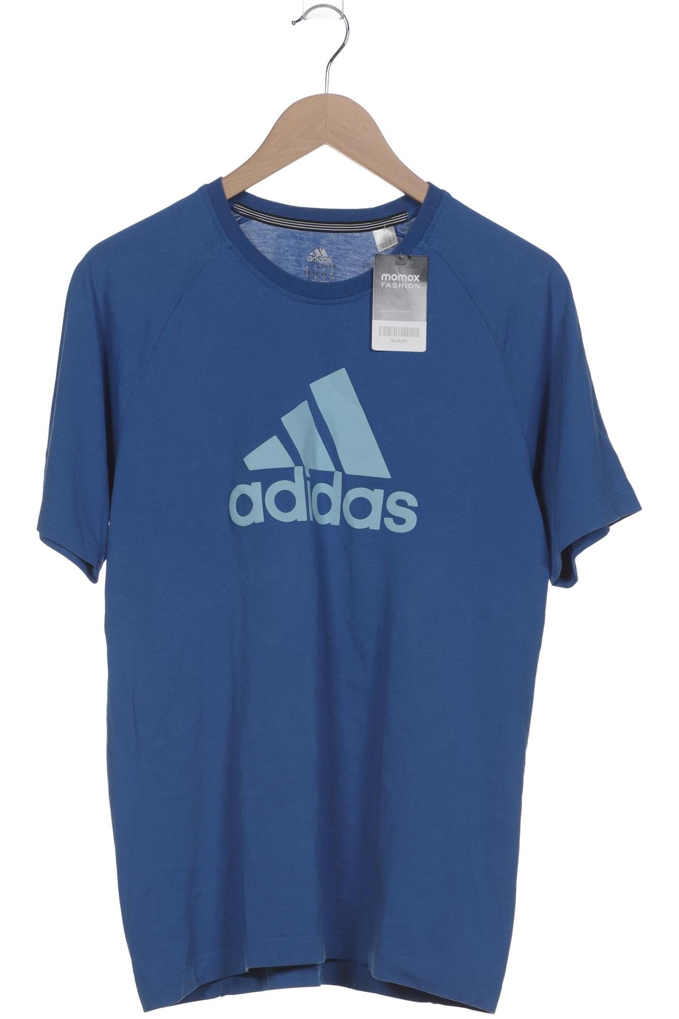 

adidas Herren T-Shirt, blau, Gr. 48