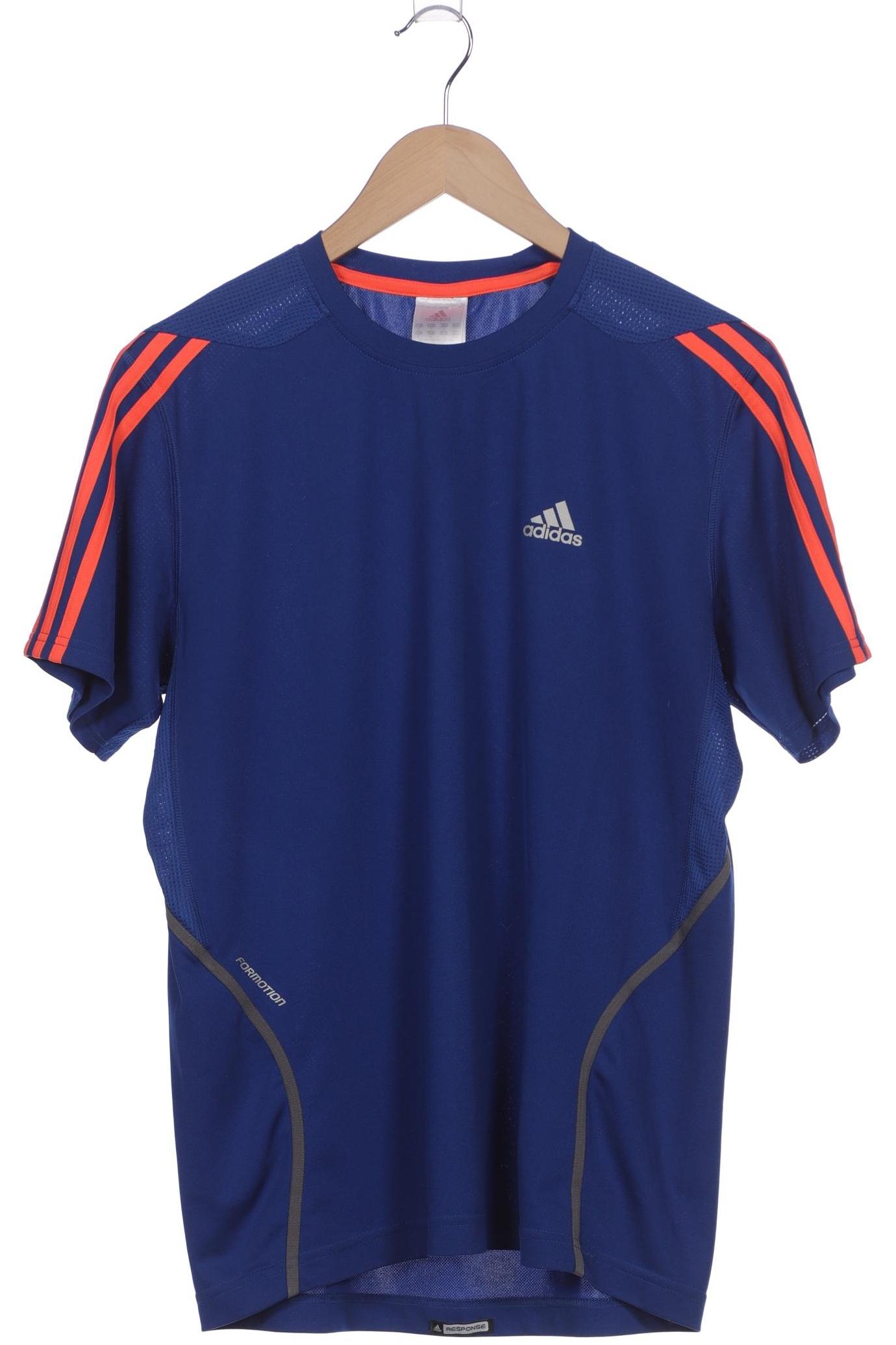

adidas Herren T-Shirt, blau, Gr. 48