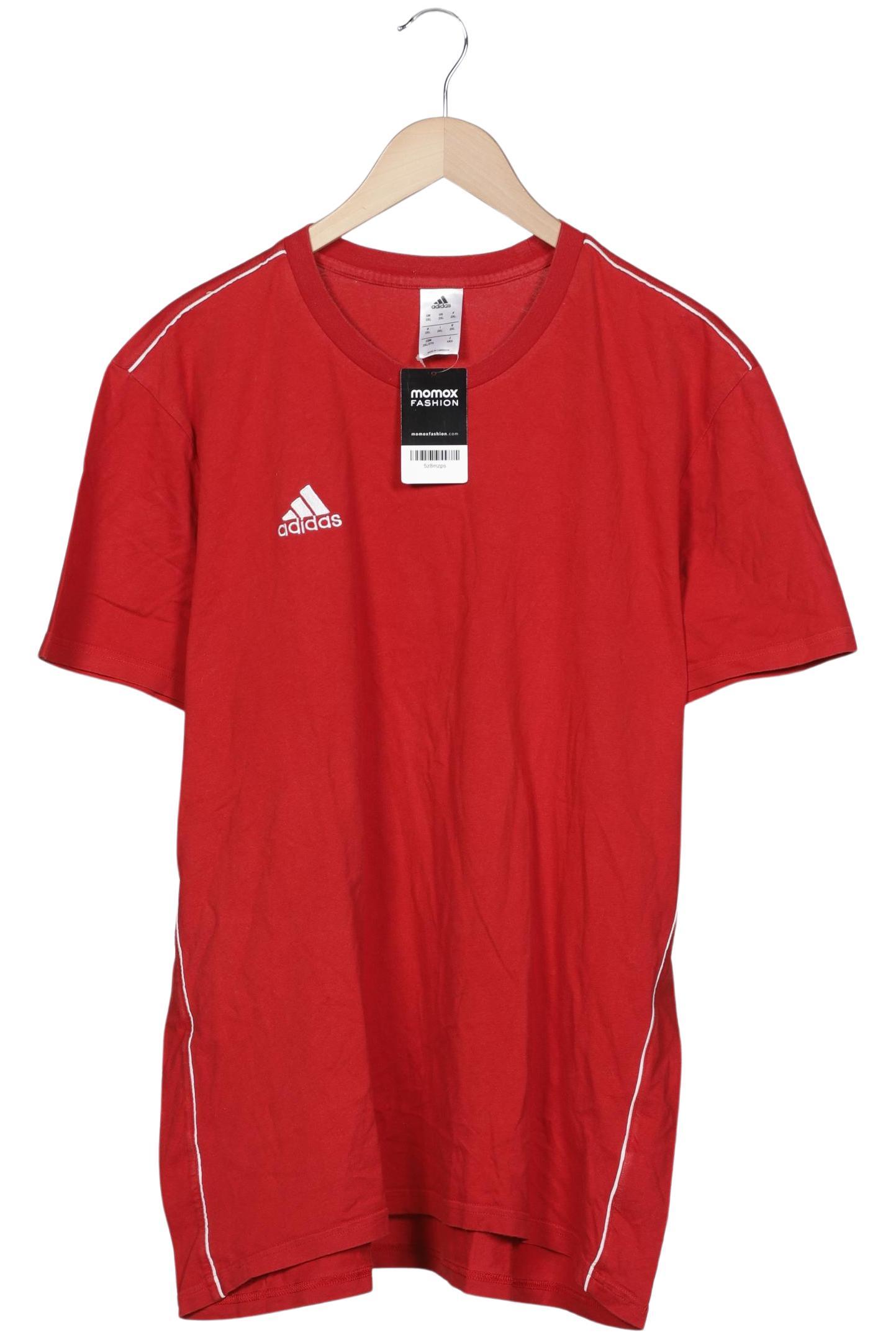 

adidas Herren T-Shirt, rot, Gr. 56