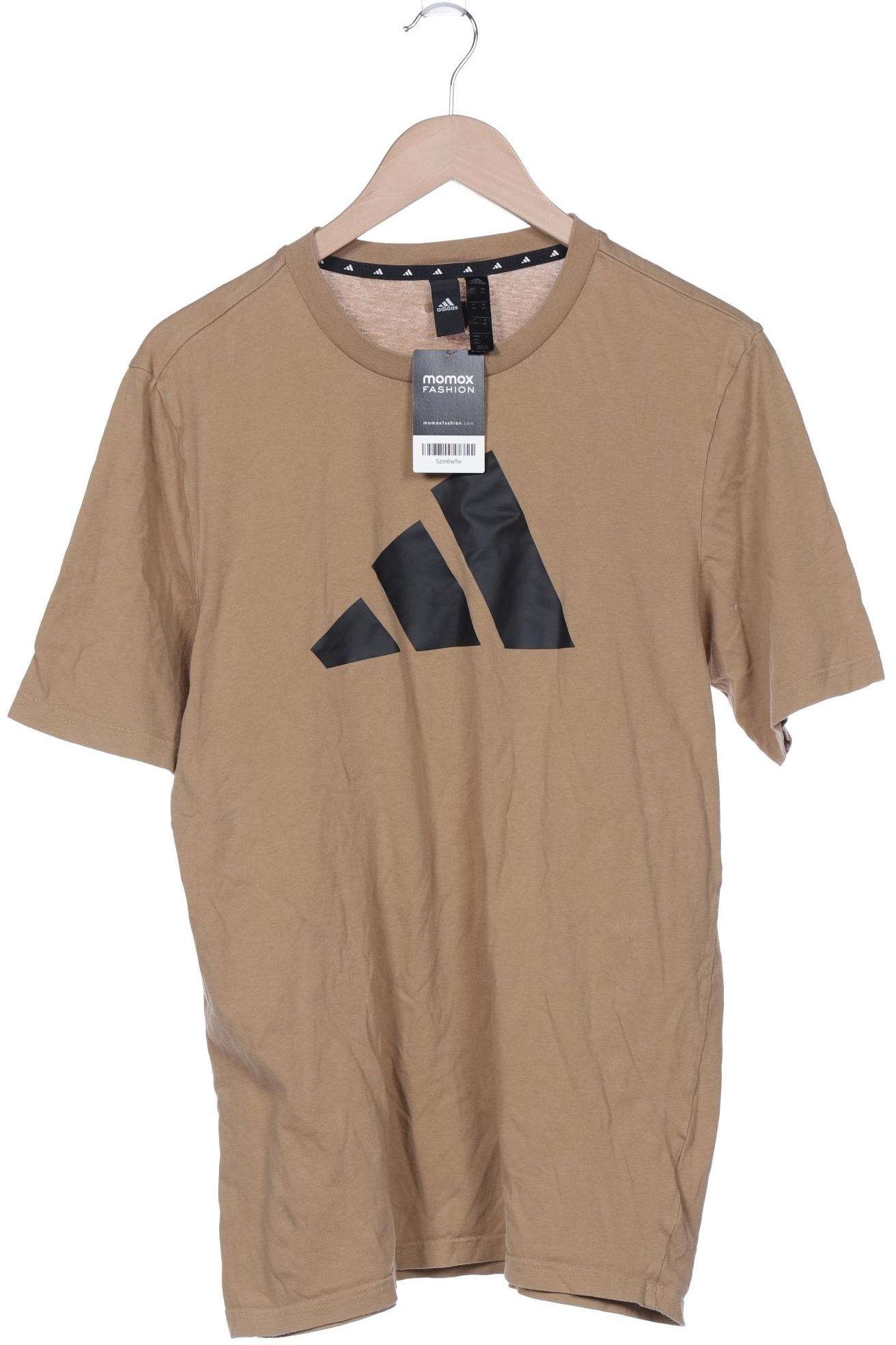 

adidas Herren T-Shirt, braun, Gr. 48