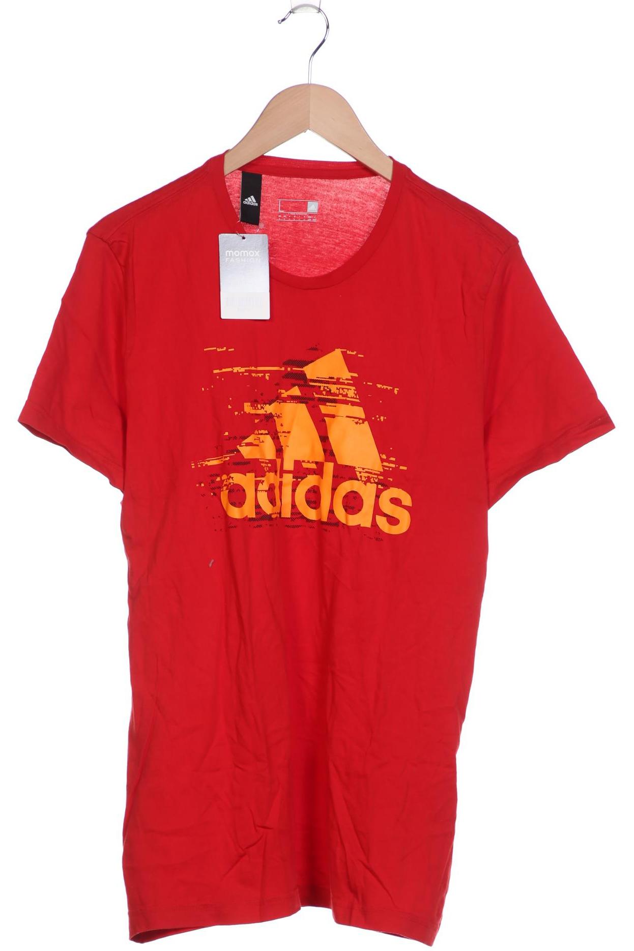 

adidas Herren T-Shirt, rot, Gr. 52