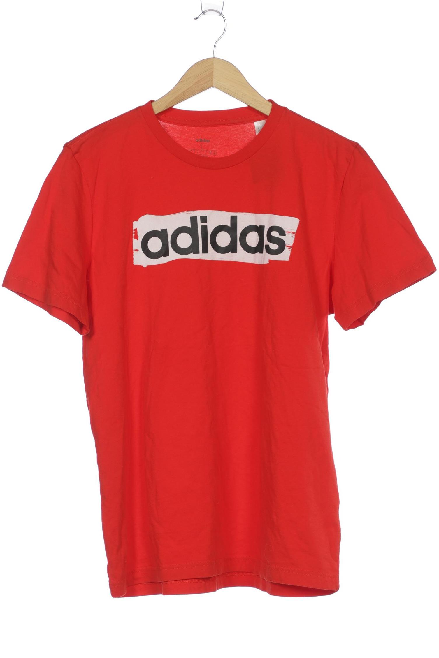 

adidas Herren T-Shirt, rot, Gr. 52