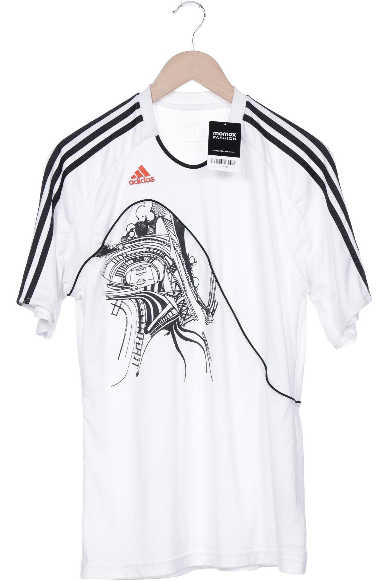 

adidas Herren T-Shirt, weiß, Gr. 48
